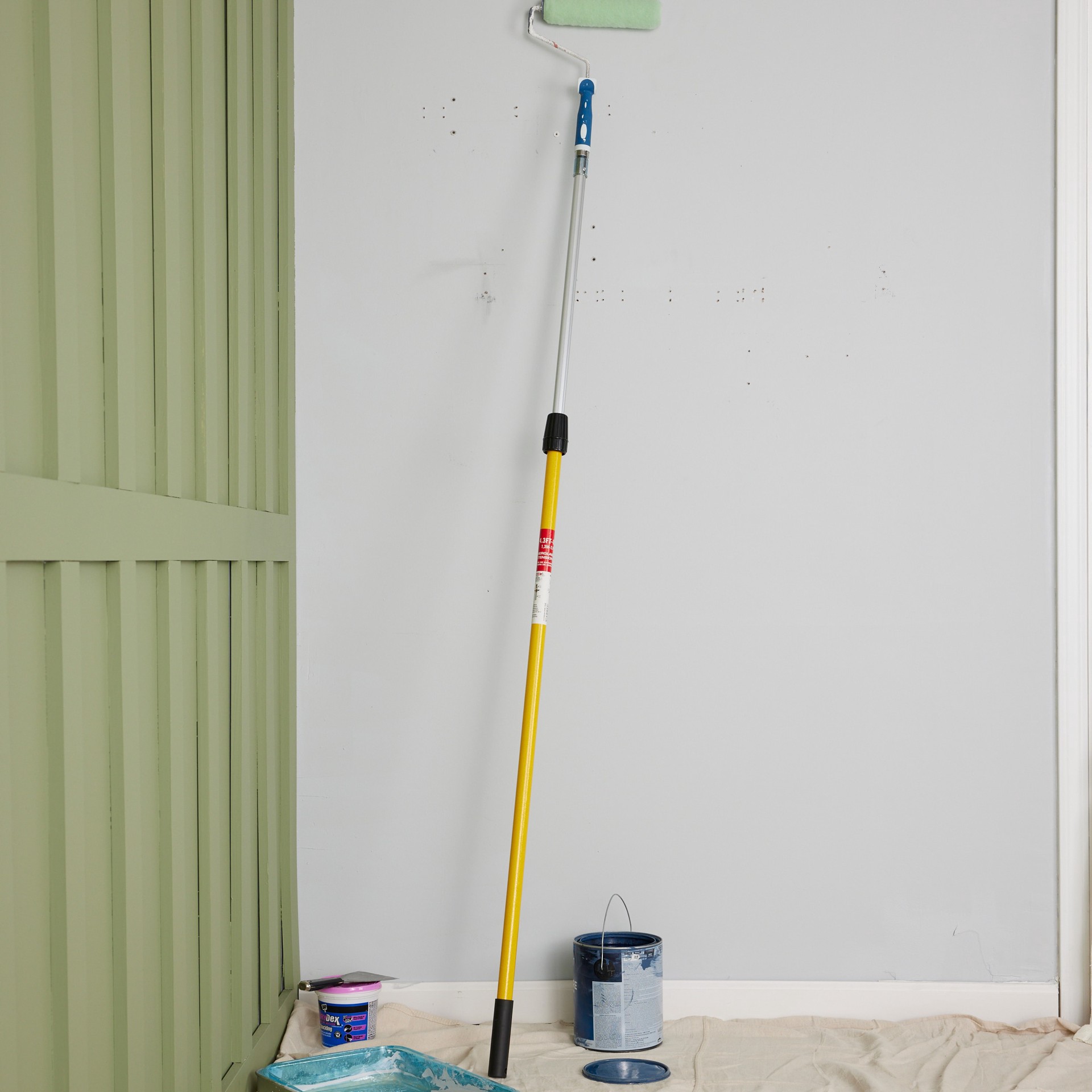 slide 6 of 6, Project Source 4-ft to 8-ft Telescoping Fiberglass Extension Pole, 1 ct