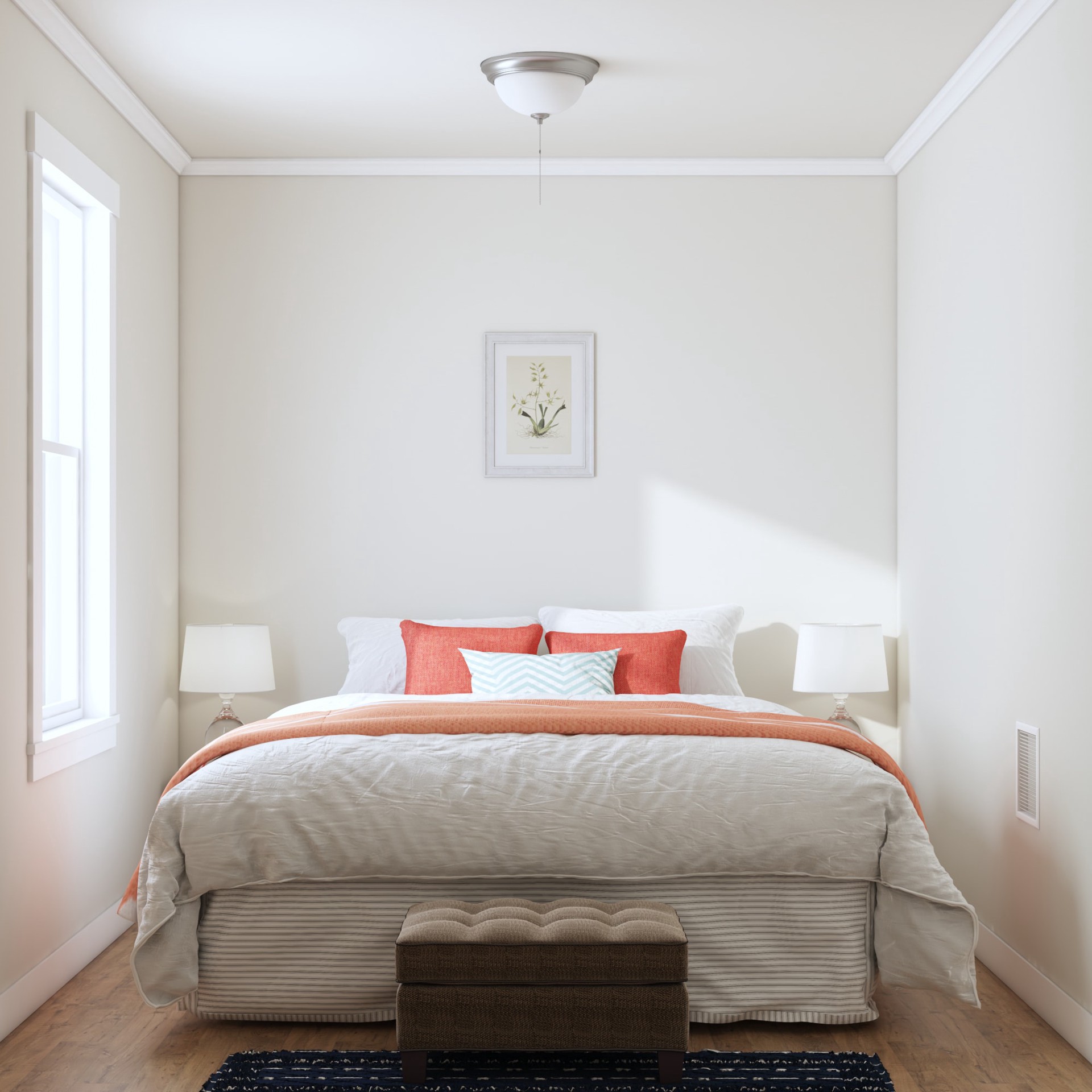 slide 4 of 6, Project Source 1 -Light 11-in Brushed Nickel Flush Mount Light, 1 ct