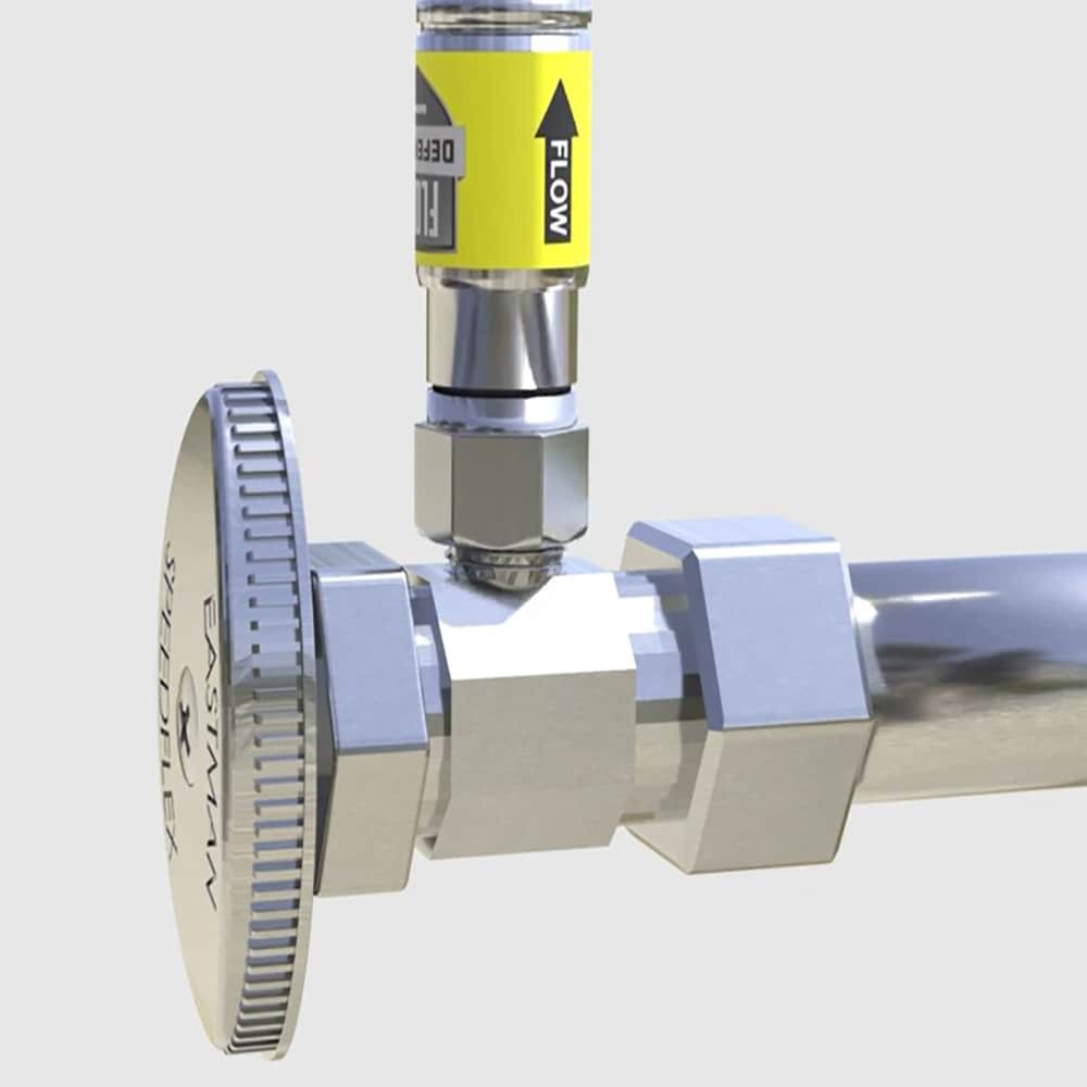 slide 4 of 6, EASTMAN 10-ft 1/4 -in Compression Inlet x 1/4 -in Compression Outlet Braided stainless steel Ice maker connector, 1 ct