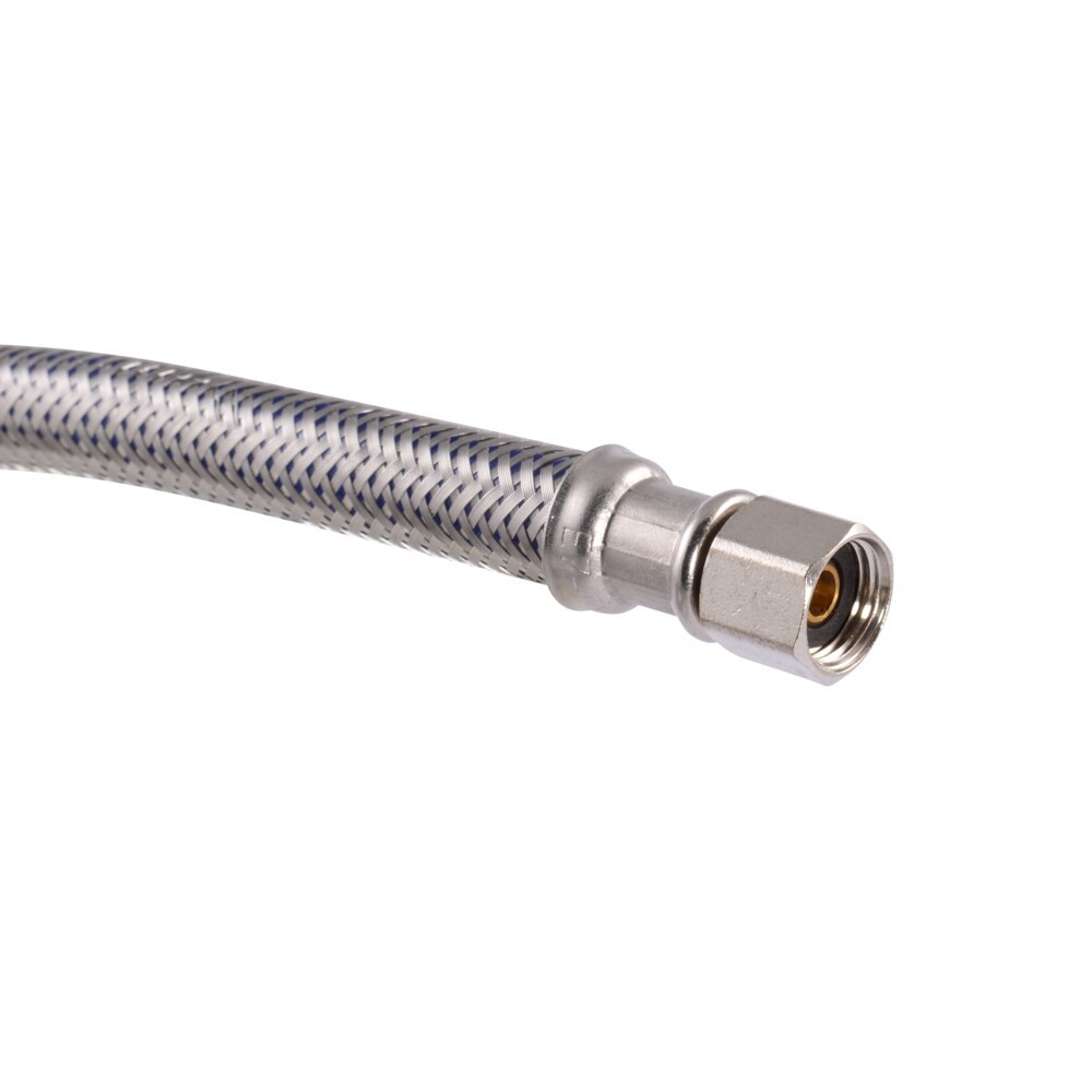 slide 6 of 6, EASTMAN 10-ft 1/4 -in Compression Inlet x 1/4 -in Compression Outlet Braided stainless steel Ice maker connector, 1 ct