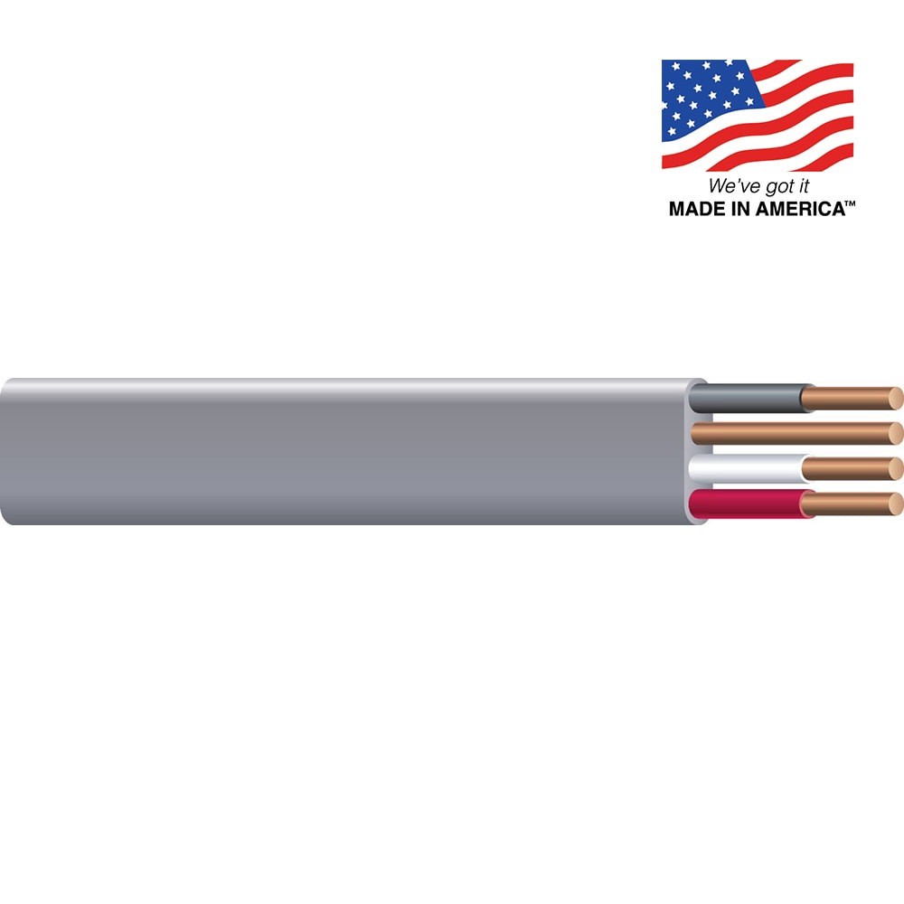 slide 2 of 6, Southwire 50-ft 14 / 3 Solid UF-B Wire W/G ( By-the-roll ), 1 ct