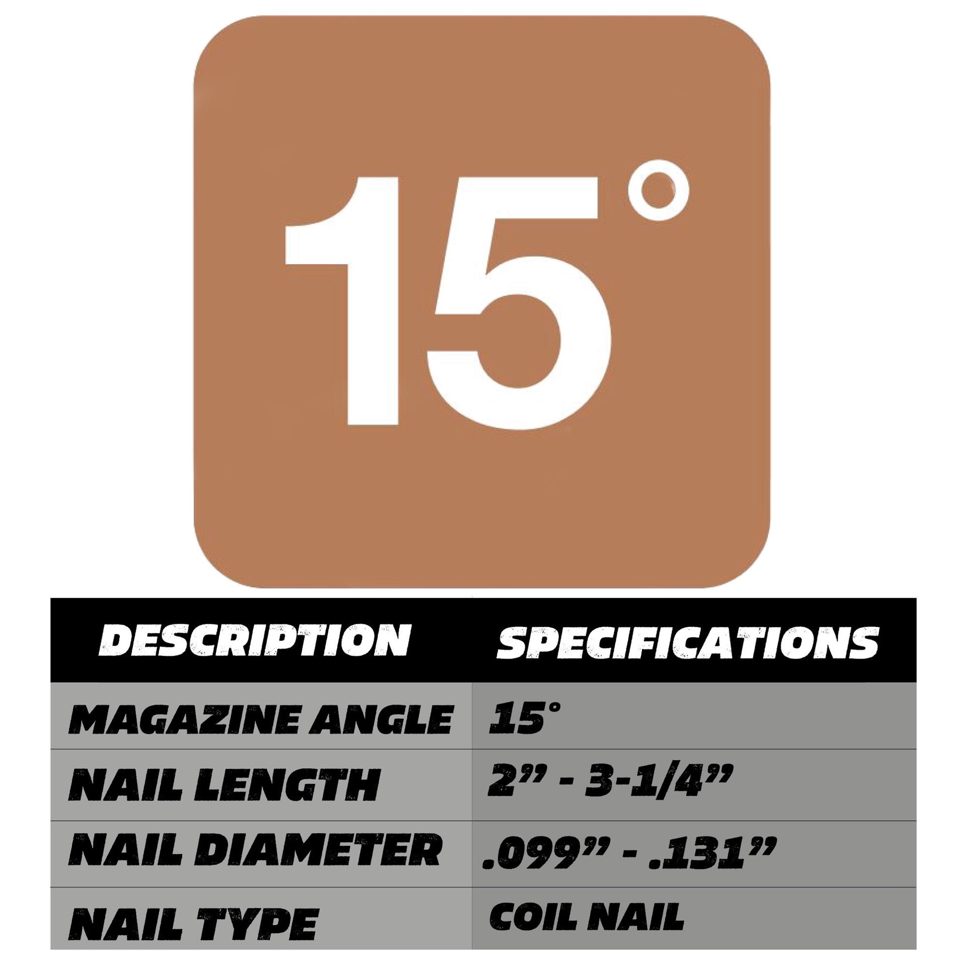 slide 2 of 6, Metabo HPT 3-1/4-in 15 -Degree Pneumatic Roundhead Framing Nailer, 1 ct