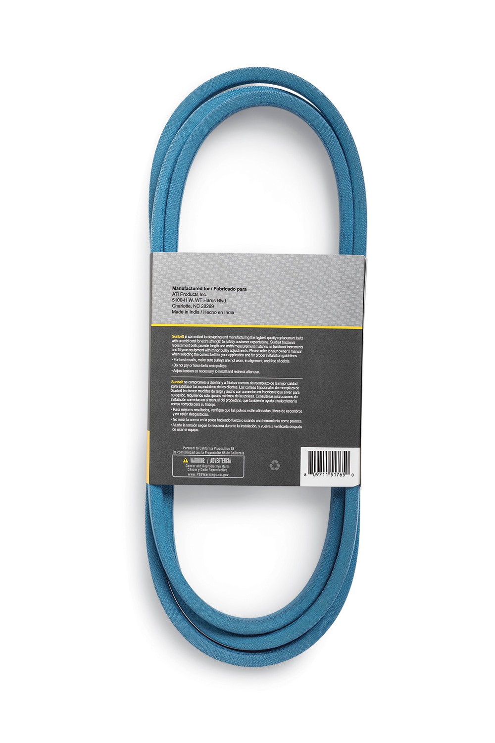 slide 2 of 6, Sunbelt 1/2-in x 97-in Deck/Drive Belt, Multiple, Replaces OEM Part Number A95K, 4L970K, 1 ct