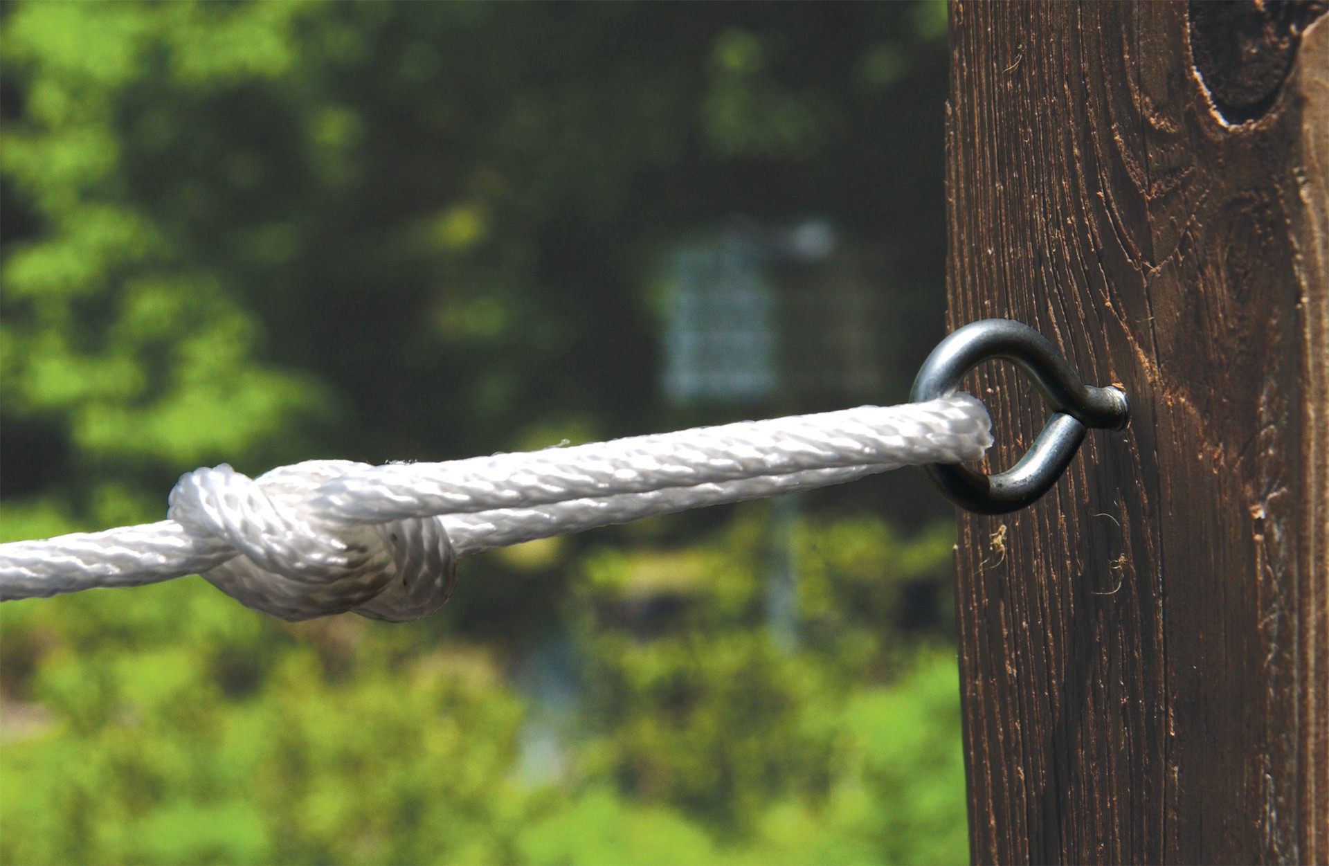 slide 3 of 4, DuraSteel 0.125-in Black Steel Screw eye hook, 1 ct