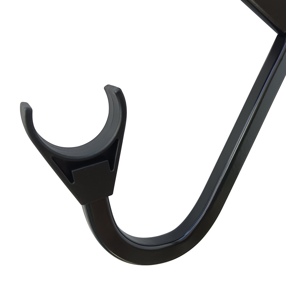 slide 5 of 6, Project Source 12.84-in L x 1.06-in W x 7.99-in D Heavy Duty Black Shelf bracket, 1 ct