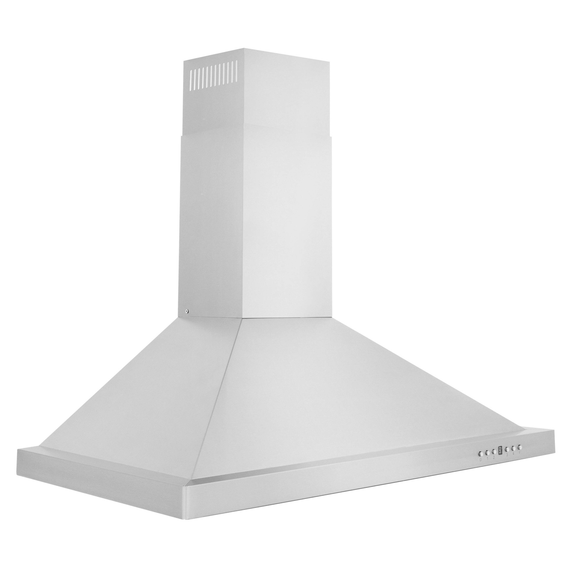 slide 4 of 6, ZLINE KITCHEN & BATH 30 inch Convertible 400-CFM Recirculating Stainless steel Wall-Mounted Range Hood, 1 ct
