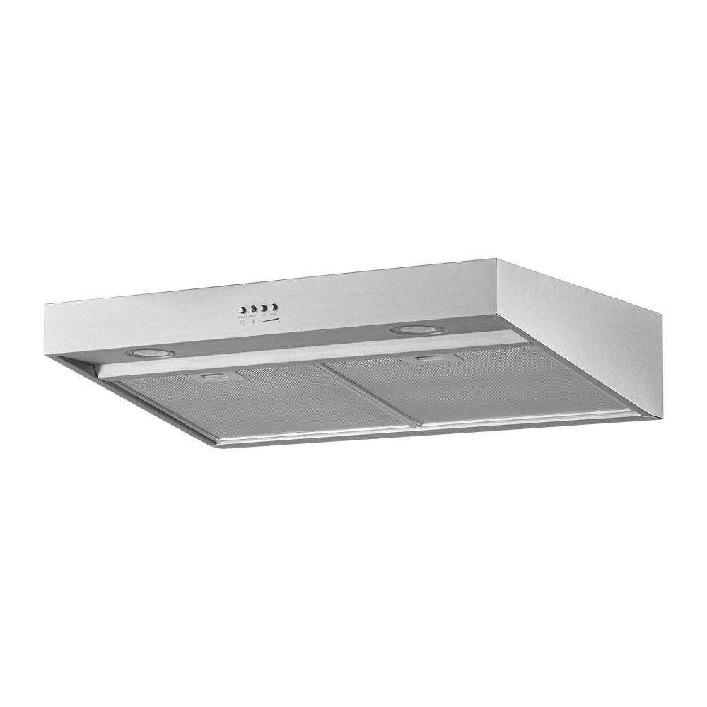 slide 6 of 6, Whirlpool 30 inch Convertible 270-CFM Recirculating Stainless Steel Under Cabinet Range Hood with Charcoal Filter, 1 ct