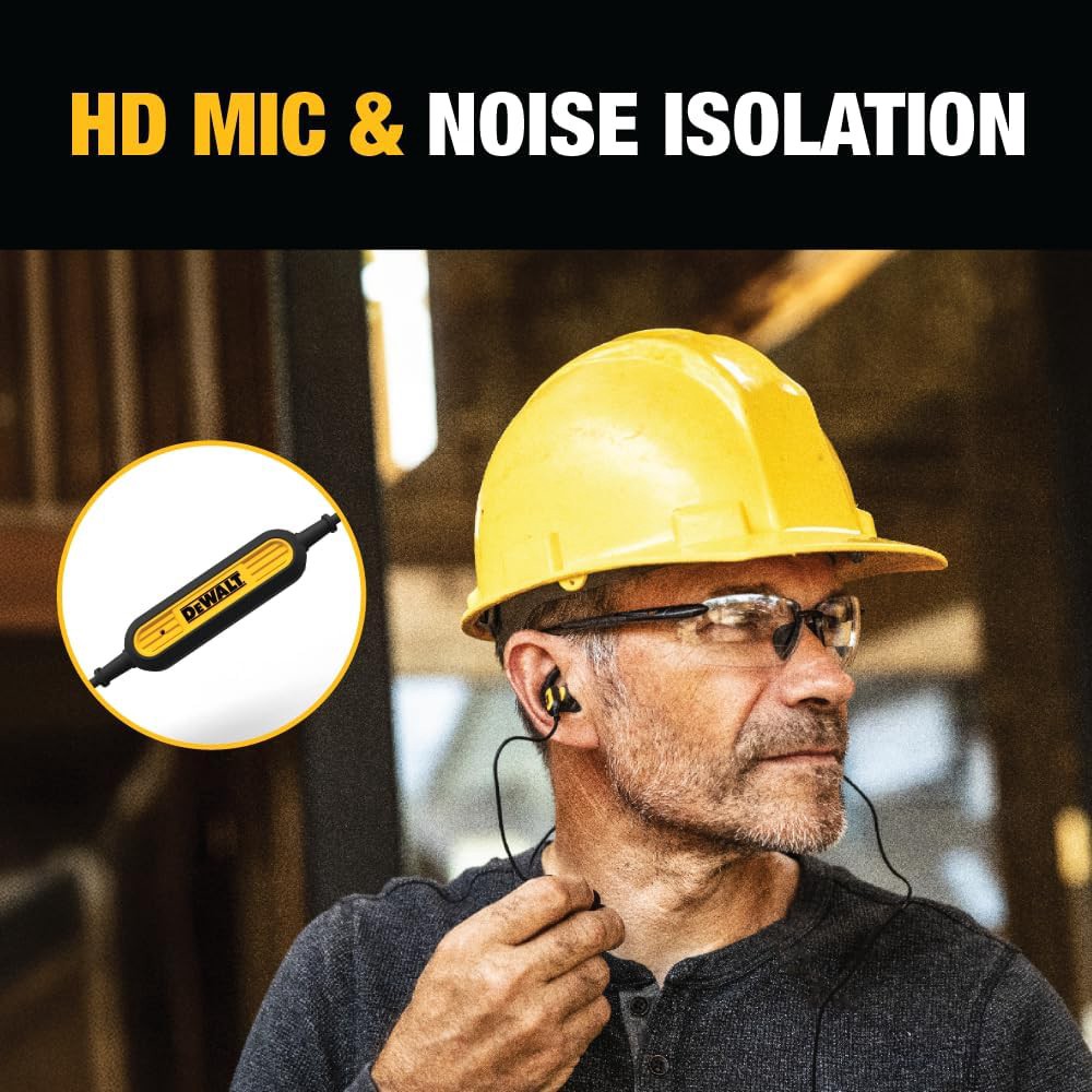slide 5 of 6, DEWALT Dewalt Earbud Wireless Noise Canceling Headphones, 1 ct