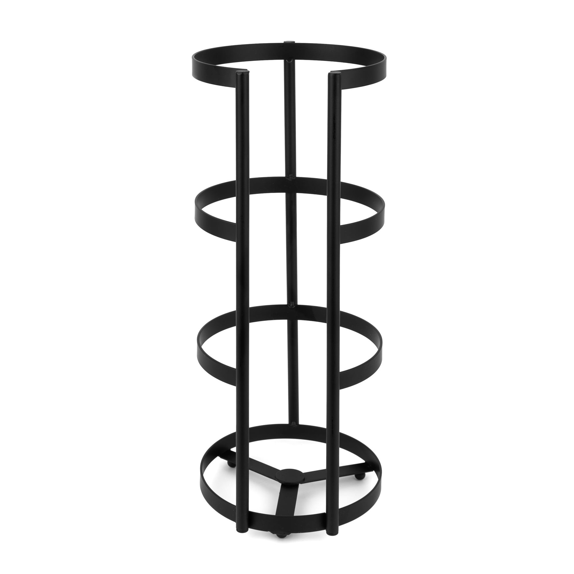 slide 3 of 6, Style Selections Black Freestanding Basket Toilet Paper Holder 4 -Rolls, 1 ct