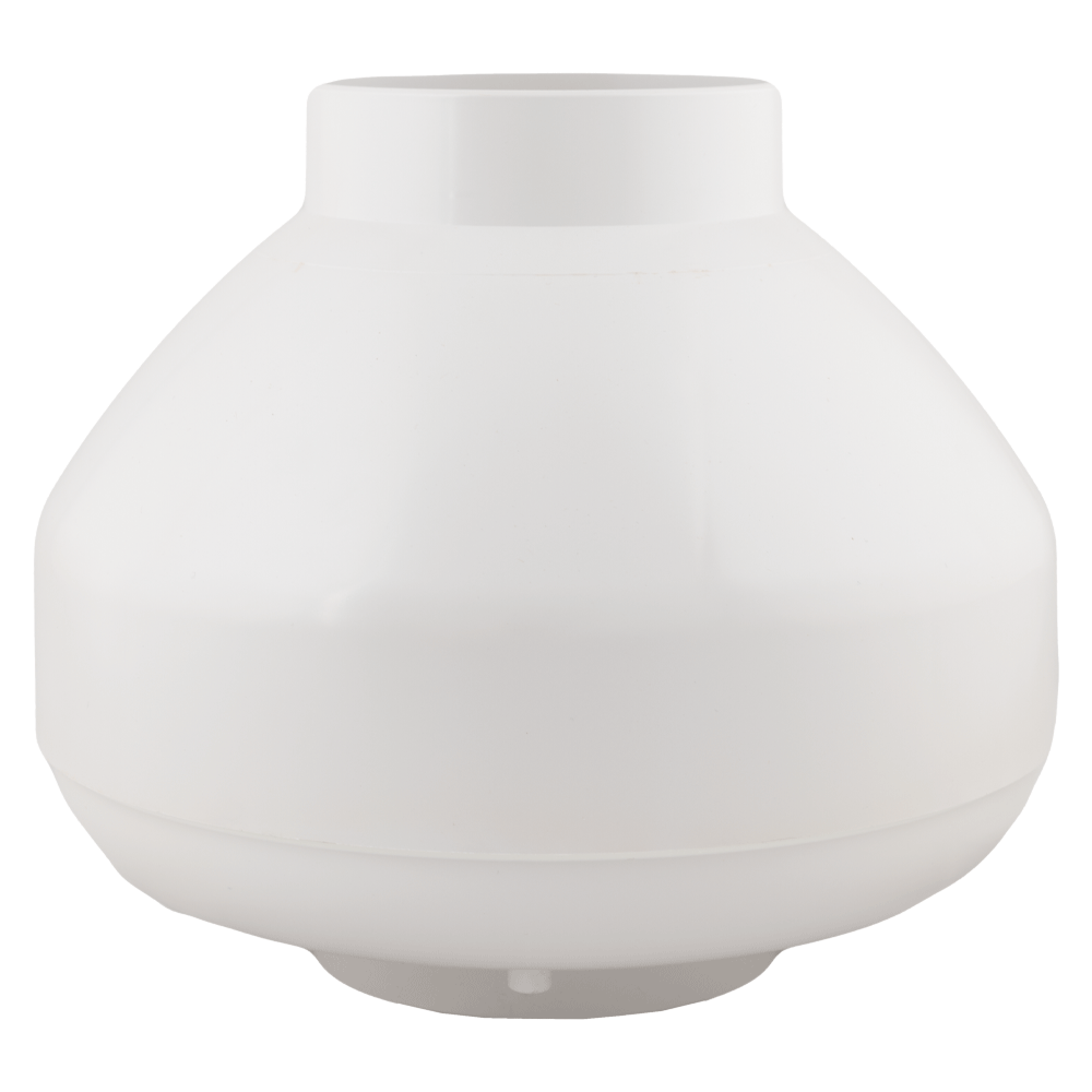 slide 3 of 6, RadonAway 9.7-in dia 166 CFM Plastic Centrifugal radon mitigation fan, 1 ct