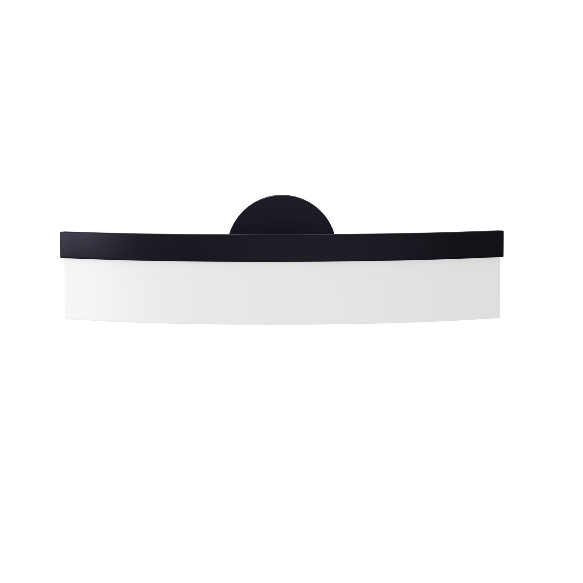 slide 3 of 6, Origin 21 Lynnpark 19.8-in 1 Light Matte Black Integrated LED Modern/contemporary Bathroom Vanity light, 1 ct