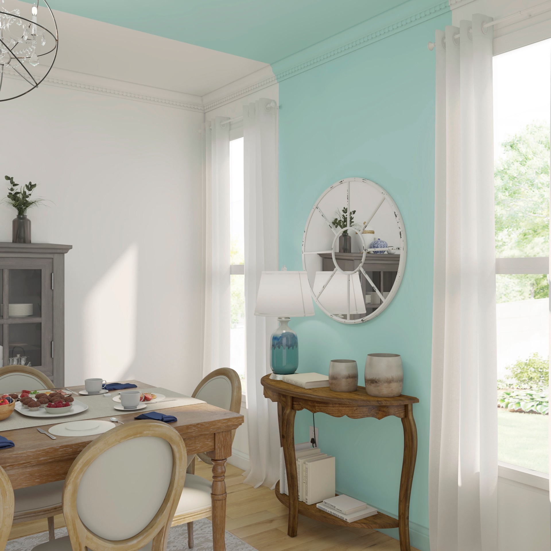 slide 3 of 6, allen + roth 84-in White Plaid Light filtering Grommet Single curtain panel, 1 ct