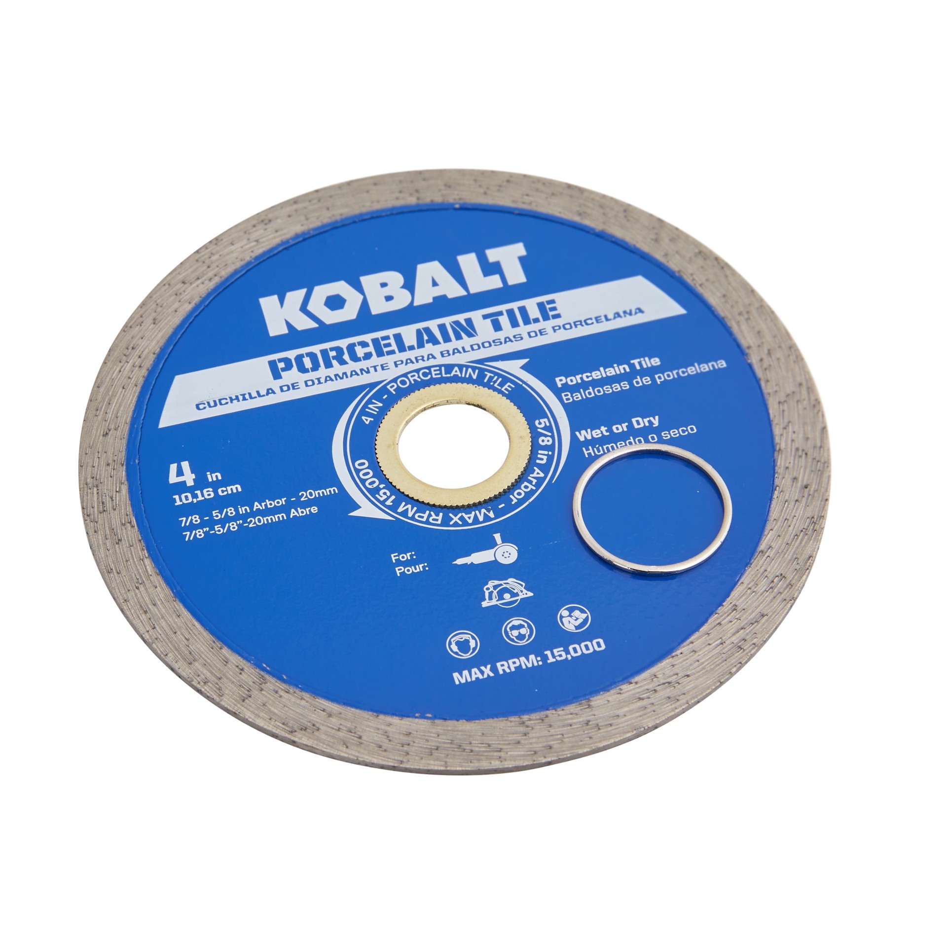 slide 2 of 6, Kobalt 4-in Wet/Dry Continuous Rim Diamond Saw Blade, 1 ct