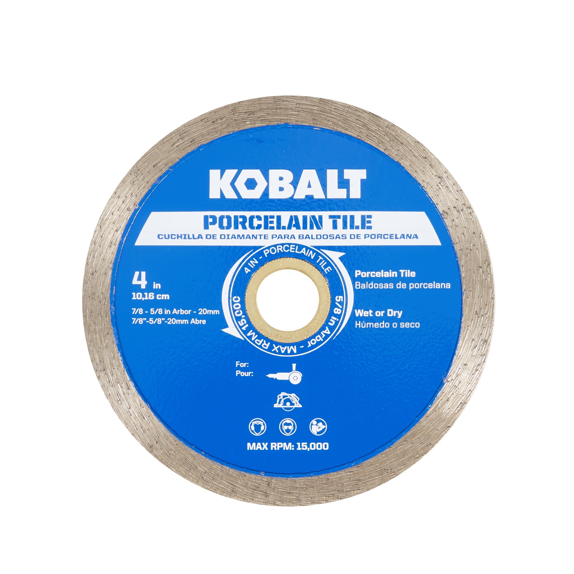 slide 3 of 6, Kobalt 4-in Wet/Dry Continuous Rim Diamond Saw Blade, 1 ct