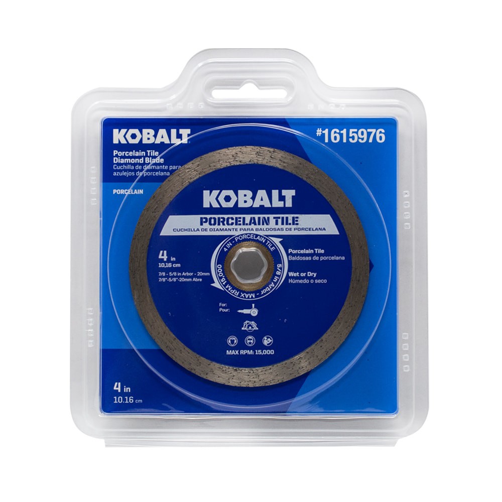 slide 5 of 6, Kobalt 4-in Wet/Dry Continuous Rim Diamond Saw Blade, 1 ct