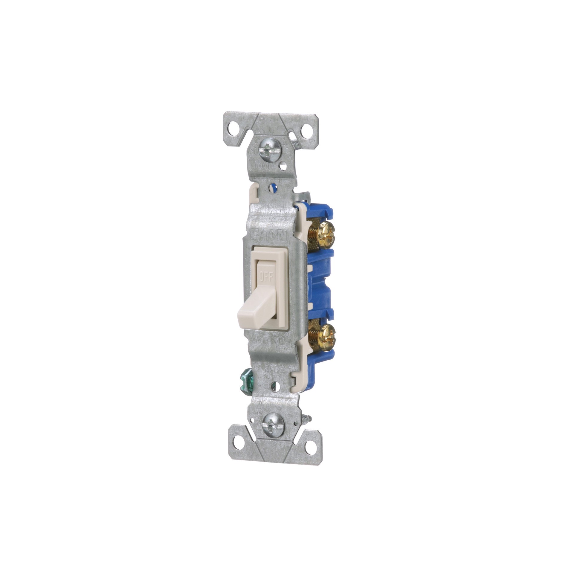 slide 2 of 6, Eaton 15-amp Single-pole Toggle Light Switch , Light almond 10 -Pack, 1 ct