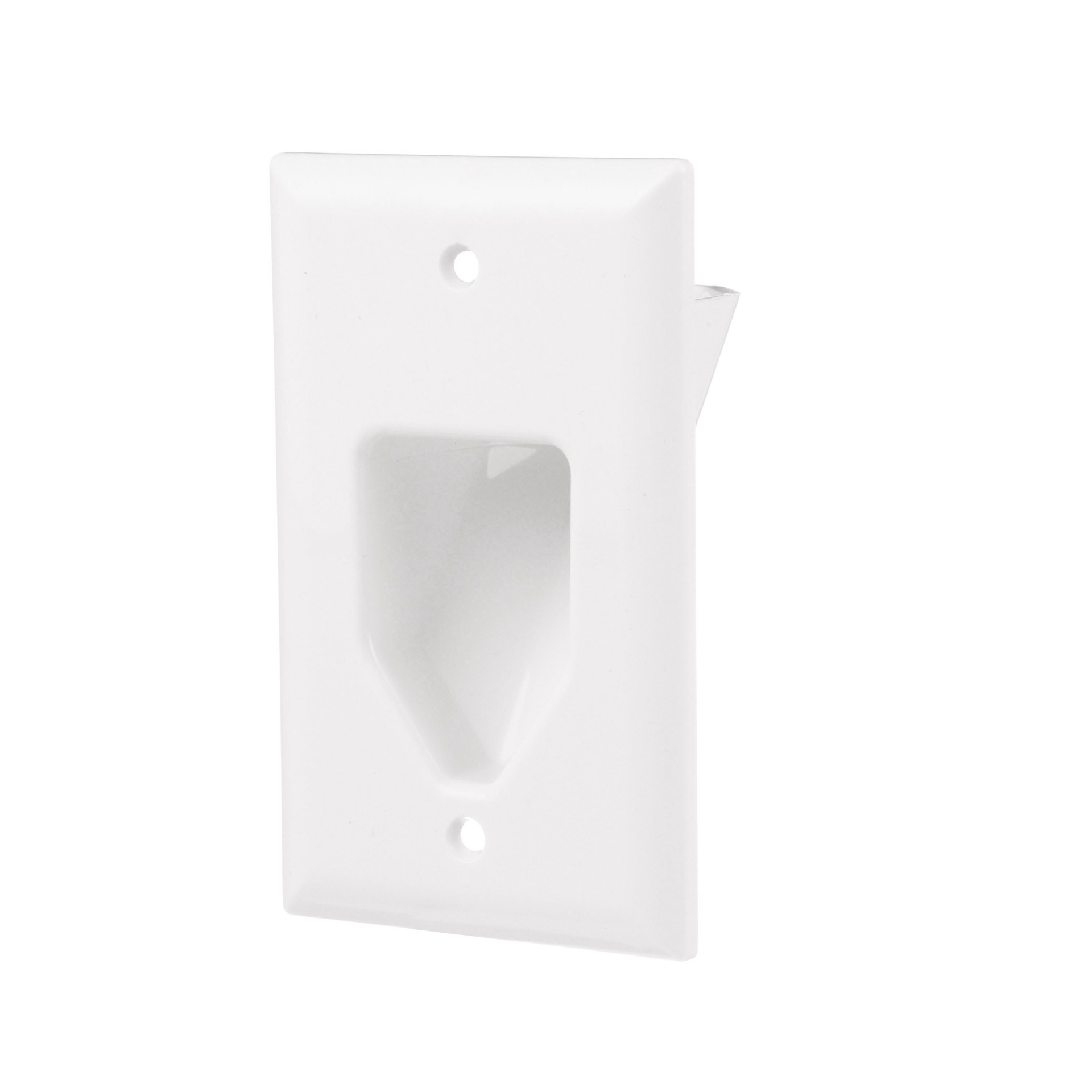 slide 2 of 6, Eaton 1 -Gang Midsize Size White Thermoplastic Indoor Recessed Wall Plate, 1 ct