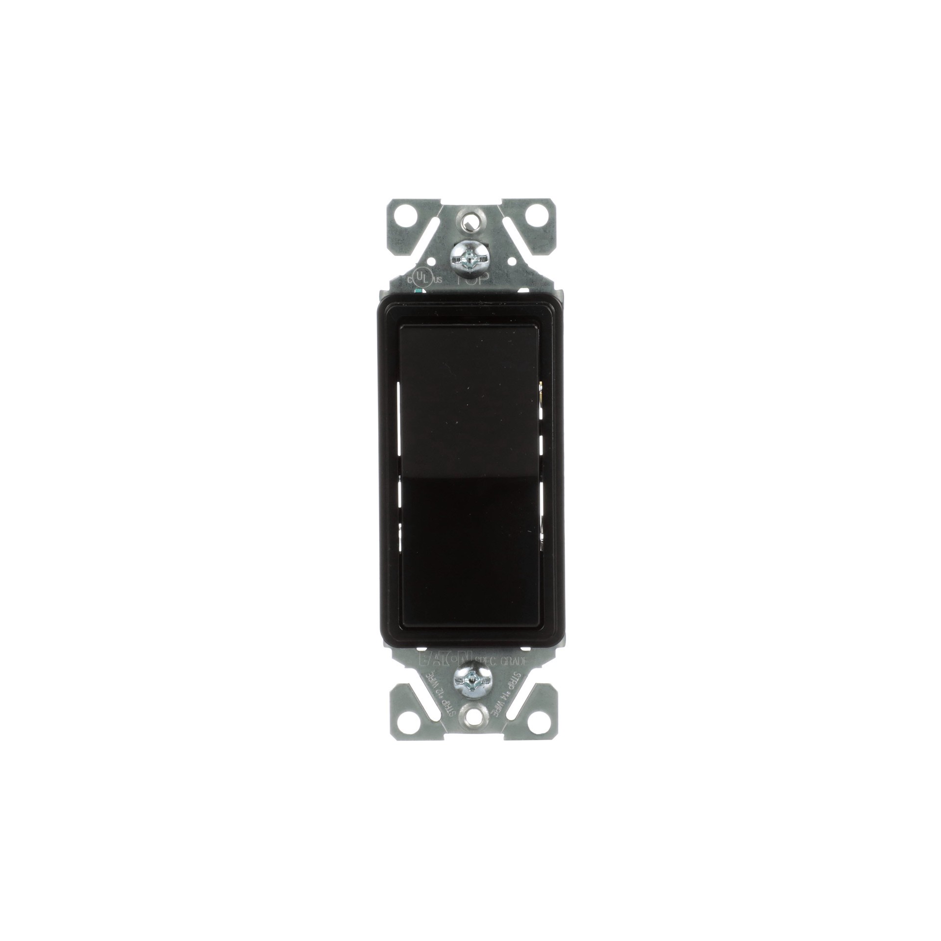 slide 1 of 6, Eaton 15-amp 3-way Rocker Light Switch , Black, 1 ct