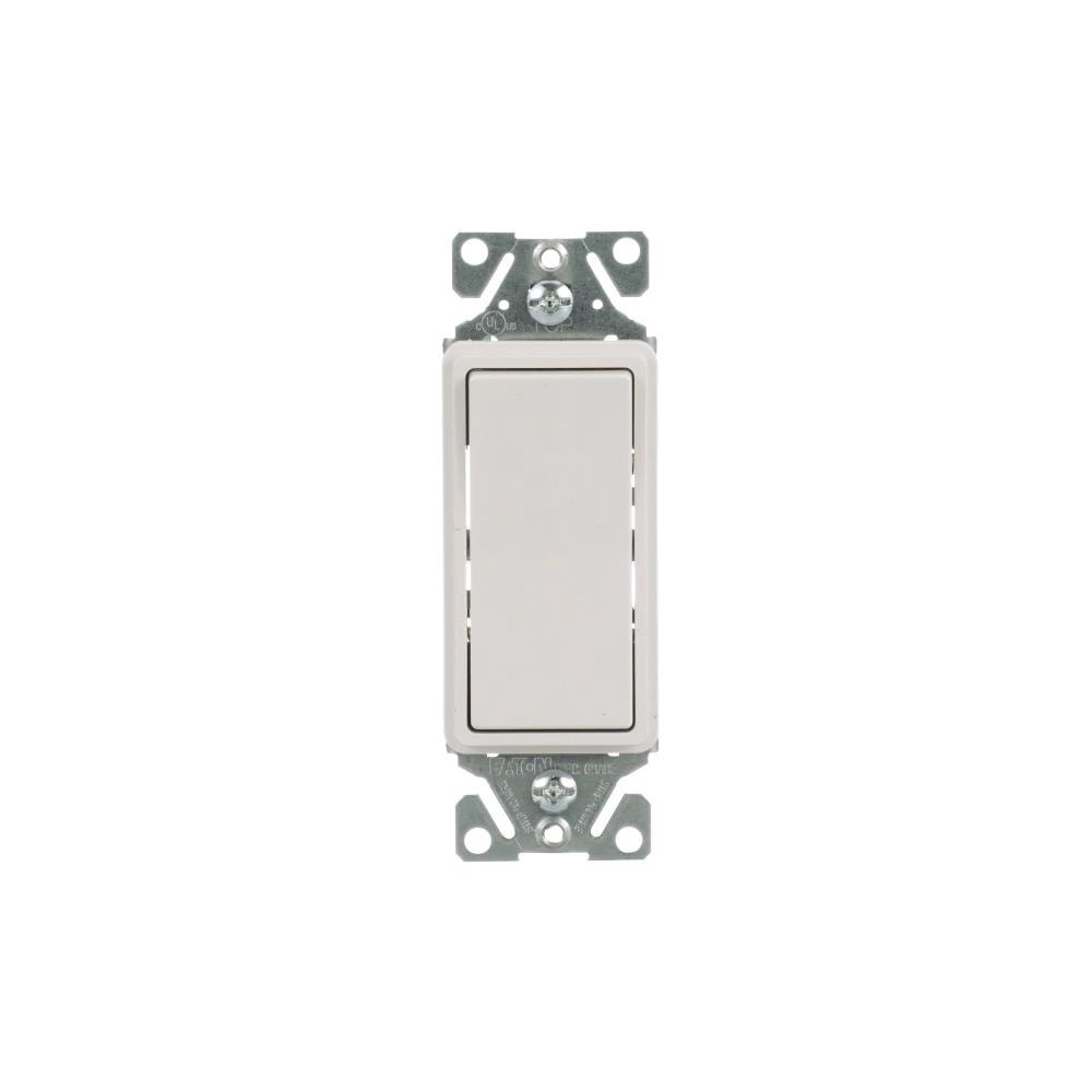 slide 1 of 6, Eaton 15-amp 3-way Rocker Light Switch , White, 1 ct