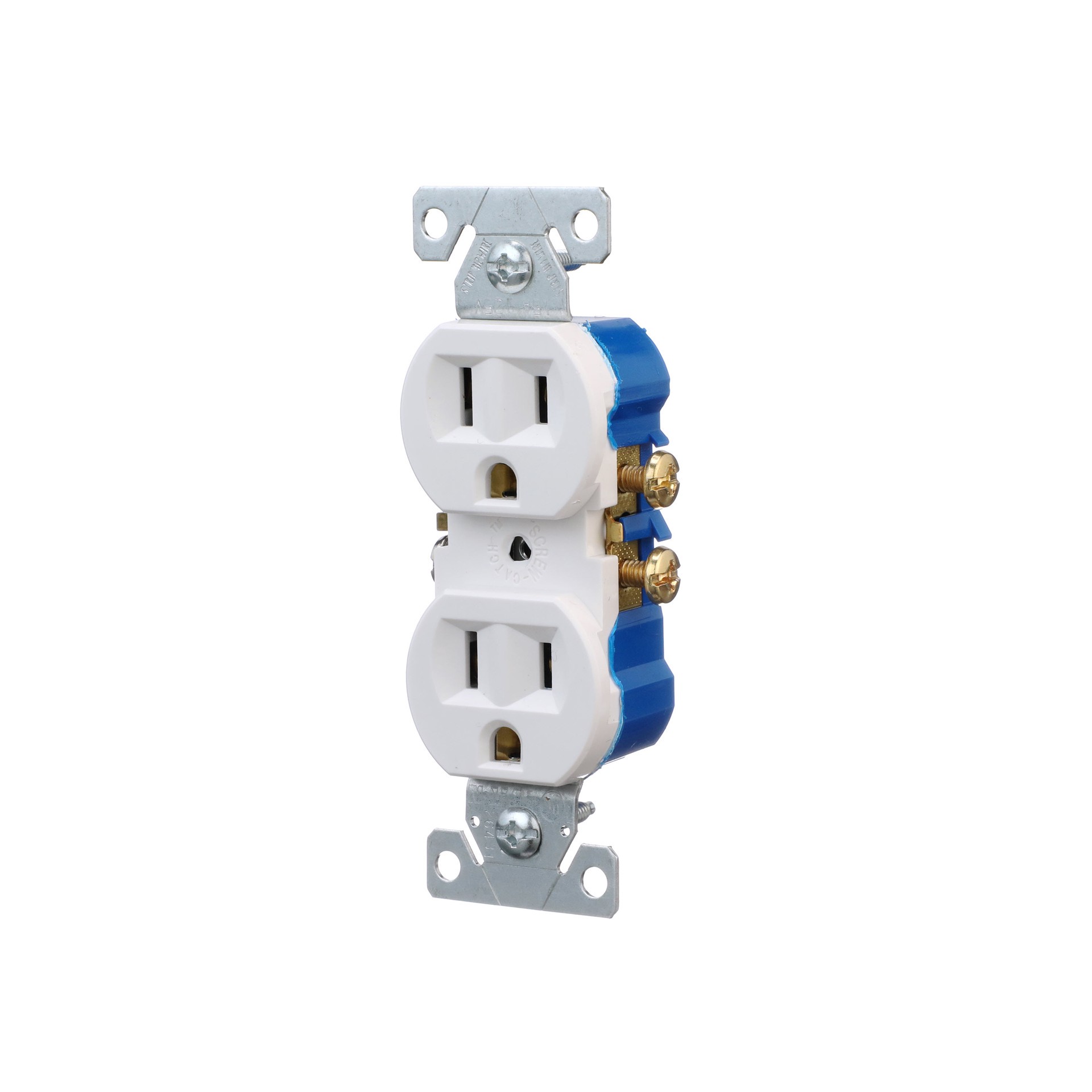 slide 2 of 6, Eaton 15 -Amp 125-volt Residential Duplex Outlet , White 10 -Pack, 1 ct