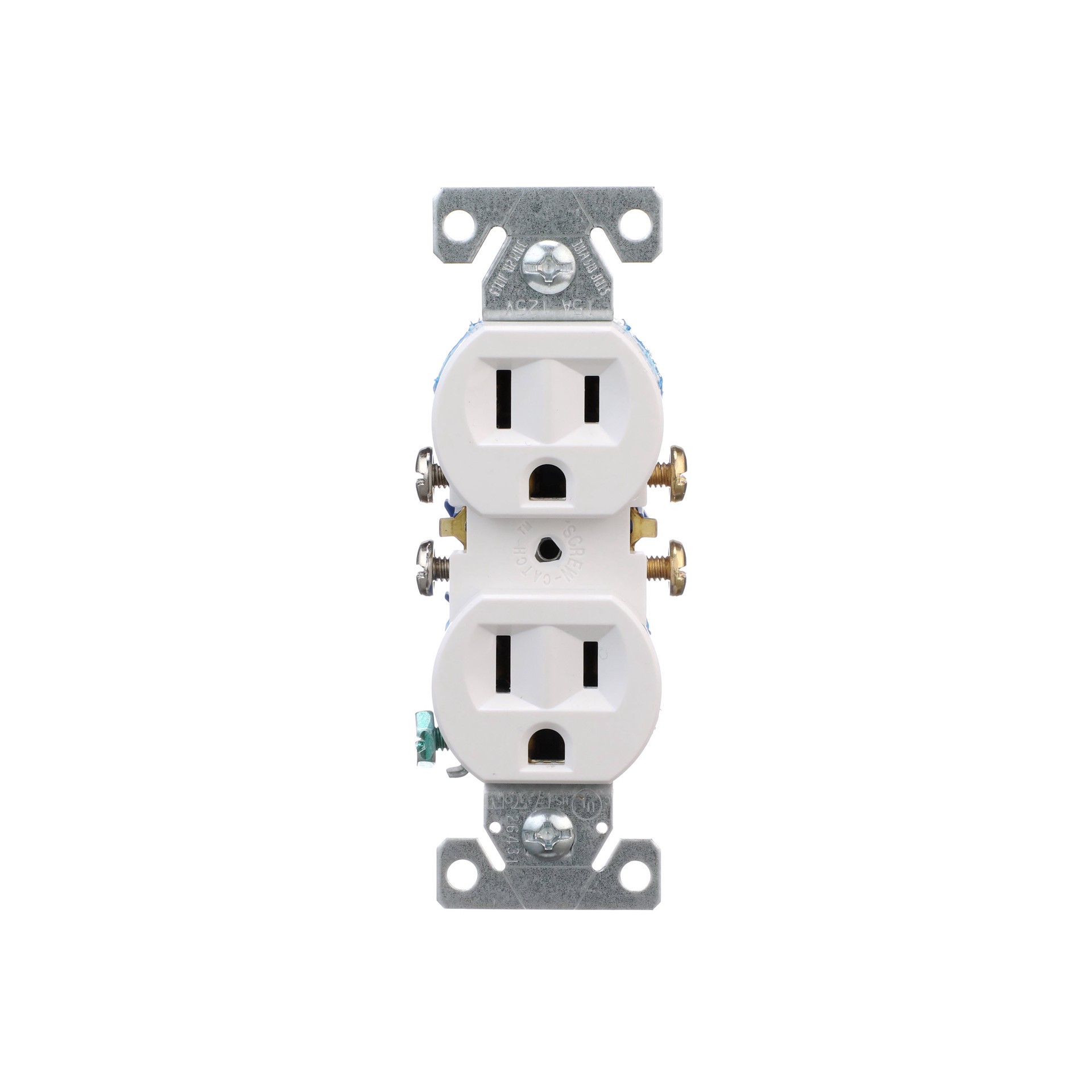 slide 1 of 6, Eaton 15 -Amp 125-volt Residential Duplex Outlet , White 10 -Pack, 1 ct
