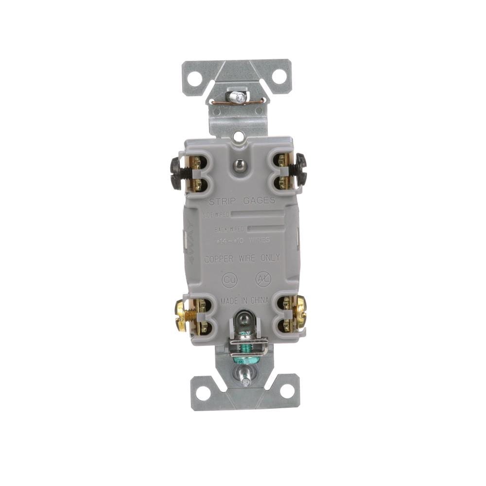 slide 4 of 6, Eaton 15-amp 4-way Toggle Light Switch , Light almond, 1 ct