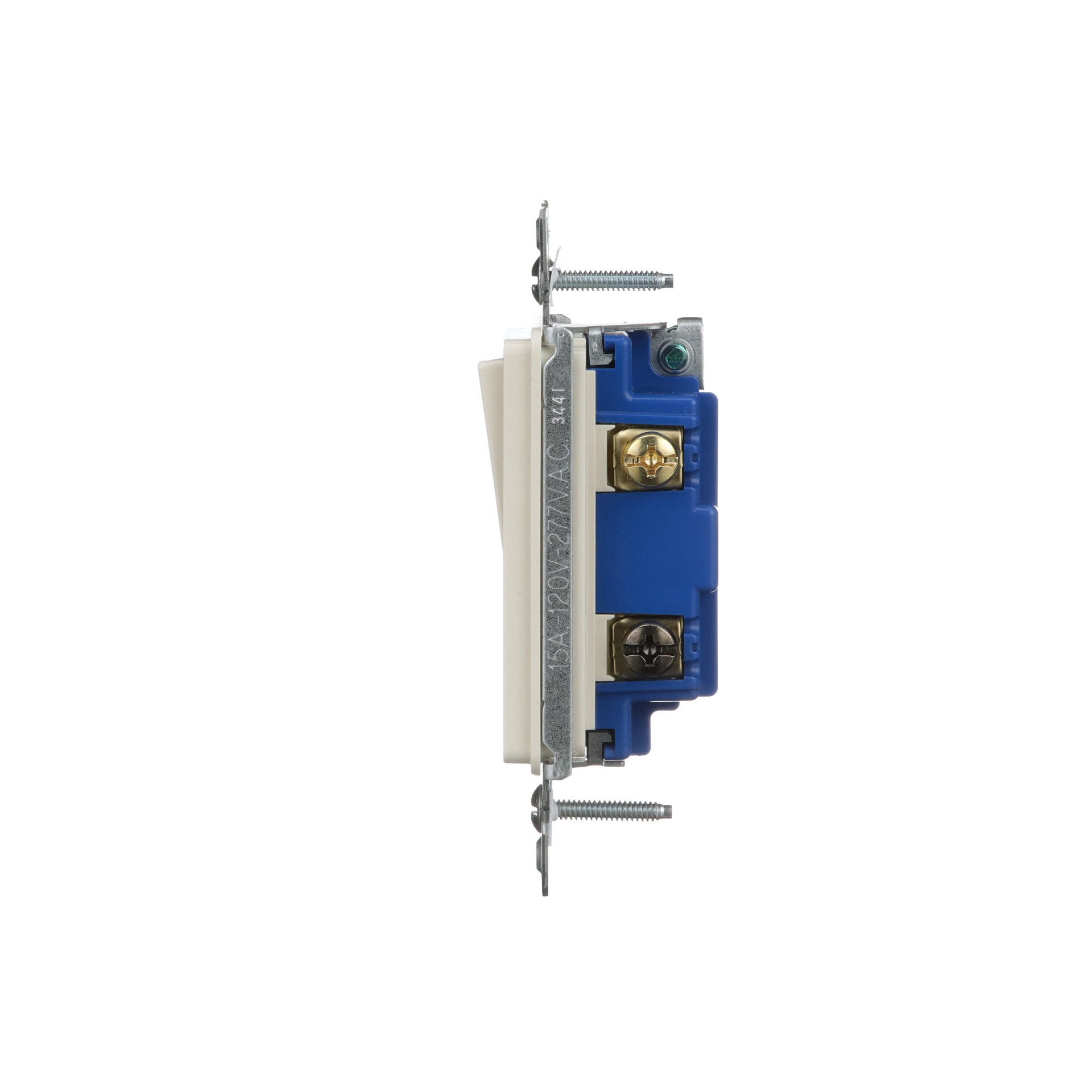 slide 3 of 6, 15-amp 3-way Rocker Light Switch , Light almond, 1 ct