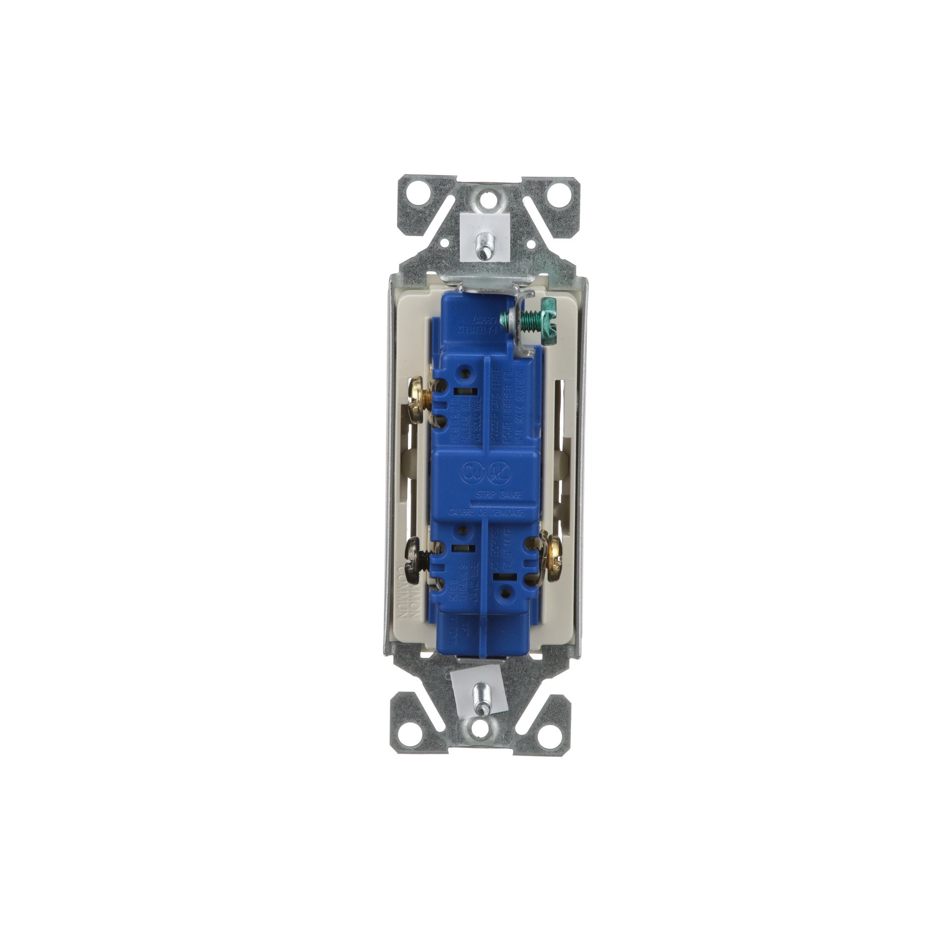 slide 4 of 6, 15-amp 3-way Rocker Light Switch , Light almond, 1 ct