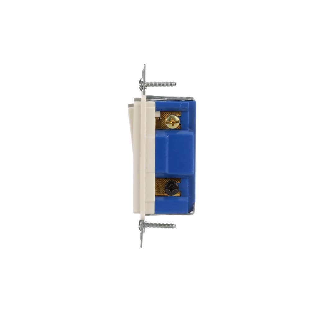 slide 3 of 6, 15-amp 4-way Rocker Light Switch , Light almond, 1 ct
