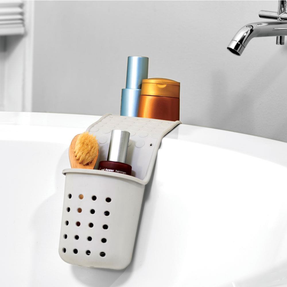 slide 2 of 4, Madesmart Gray Plastic 2 -Shelf Bathtub Caddy 4.02-in x 7-in x 8.15-in, 1 ct
