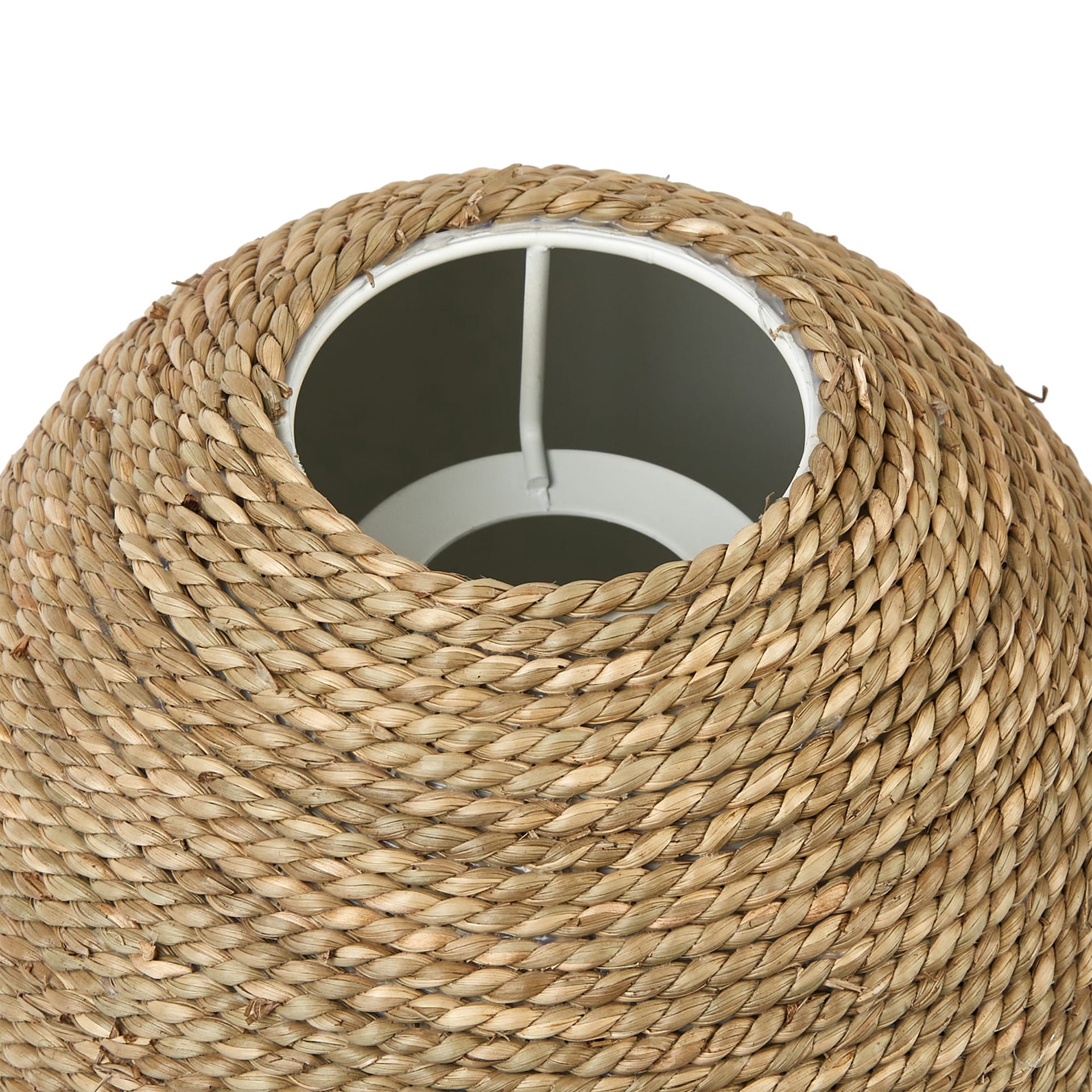slide 3 of 6, Style Selections Mix and Match 9-in x 9.13-in Dome Natural Pendant light shade, 1 ct