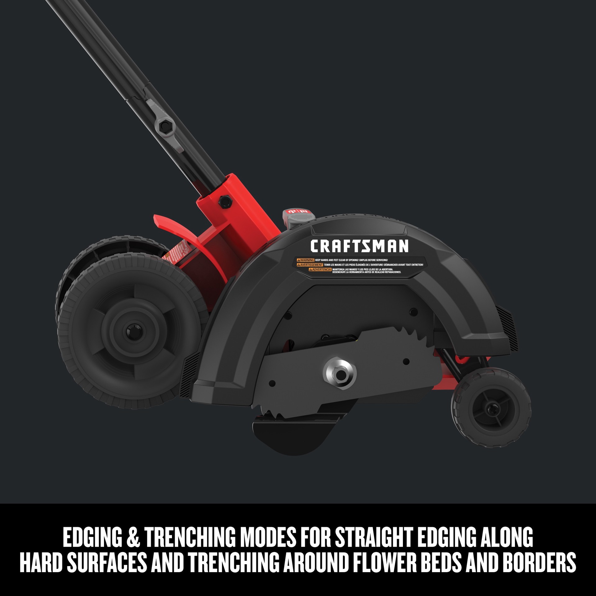 slide 4 of 6, CRAFTSMAN 7.5-in Push walk behind Electric Lawn Edger, 1 ct