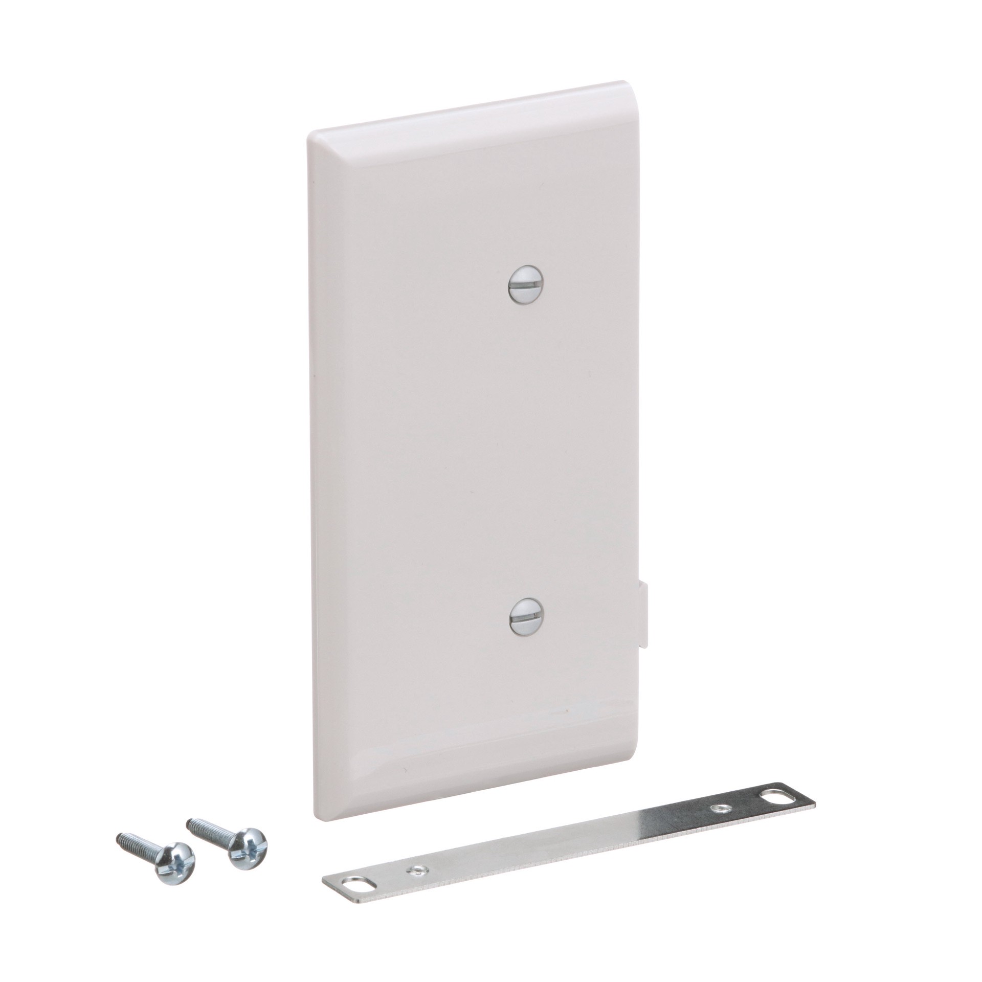 slide 6 of 6, Eaton 1 -Gang Midsize Size White Polycarbonate Indoor Blank Wall Plate, 1 ct