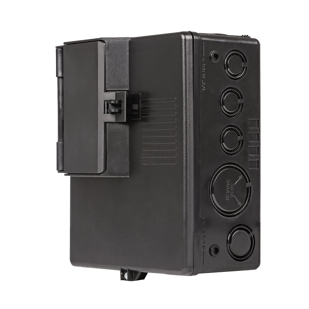 slide 4 of 6, GE PowerMark Gold 125 -Amp 4 -Spaces 8 -Circuit Outdoor Main Lug Load Center, 1 ct