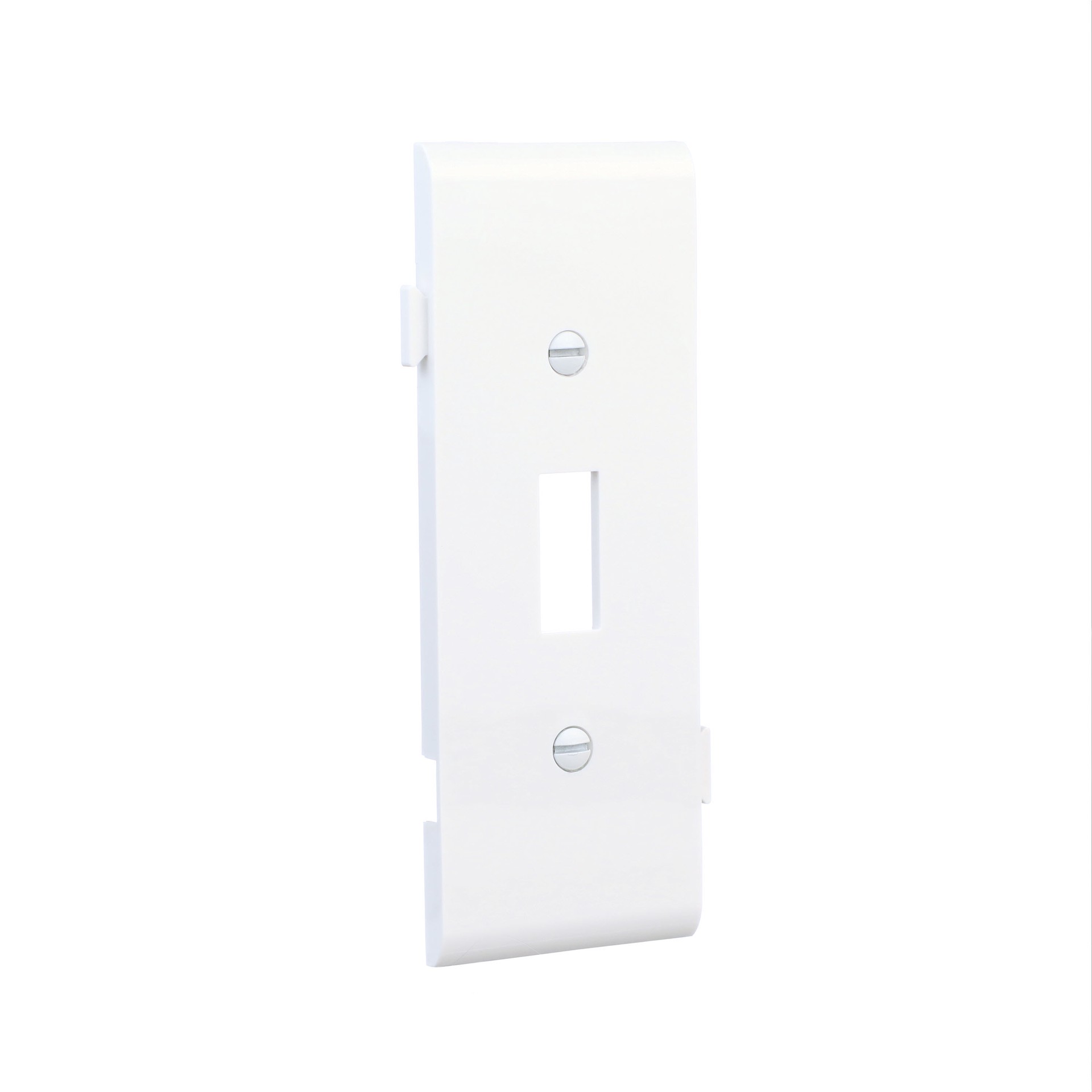slide 6 of 6, Eaton 1 -Gang Midsize Size White Polycarbonate Indoor Toggle Wall Plate, 1 ct