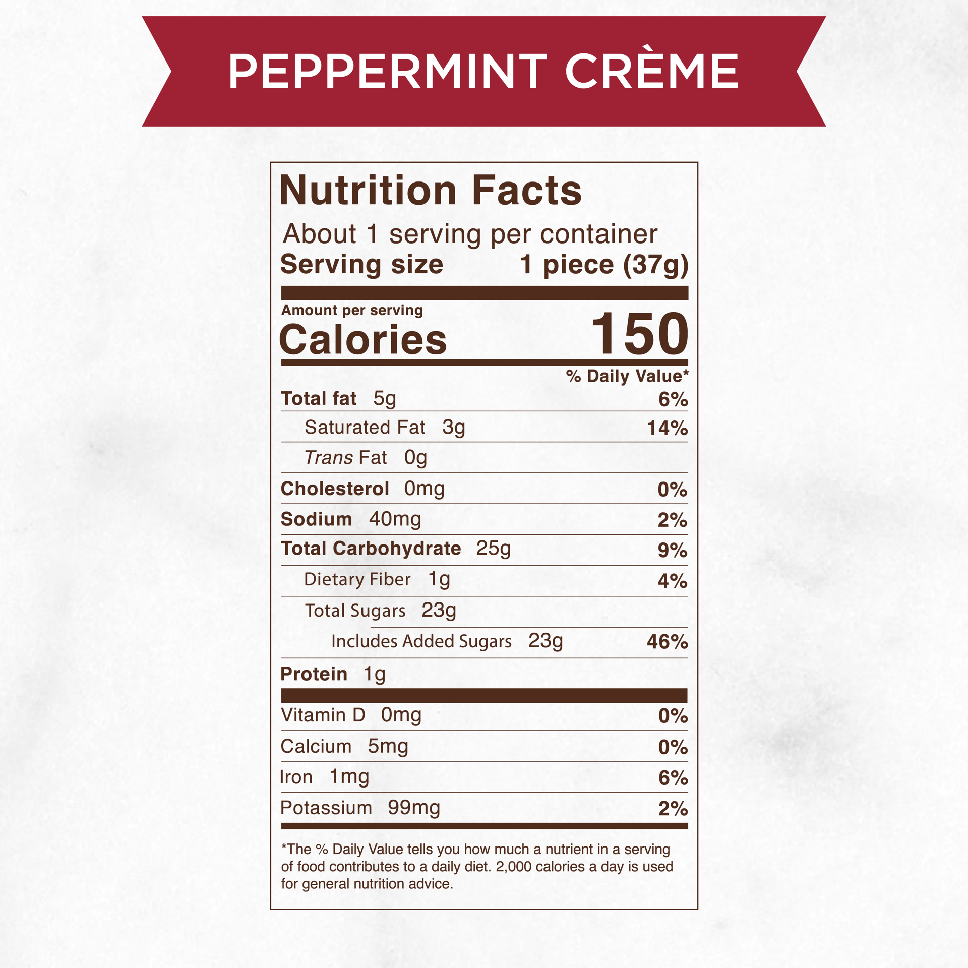 slide 3 of 3, RUSSELL STOVER Christmas Dark Chocolate Peppermint Crème Ornament, 1.3 oz., 1.3 oz