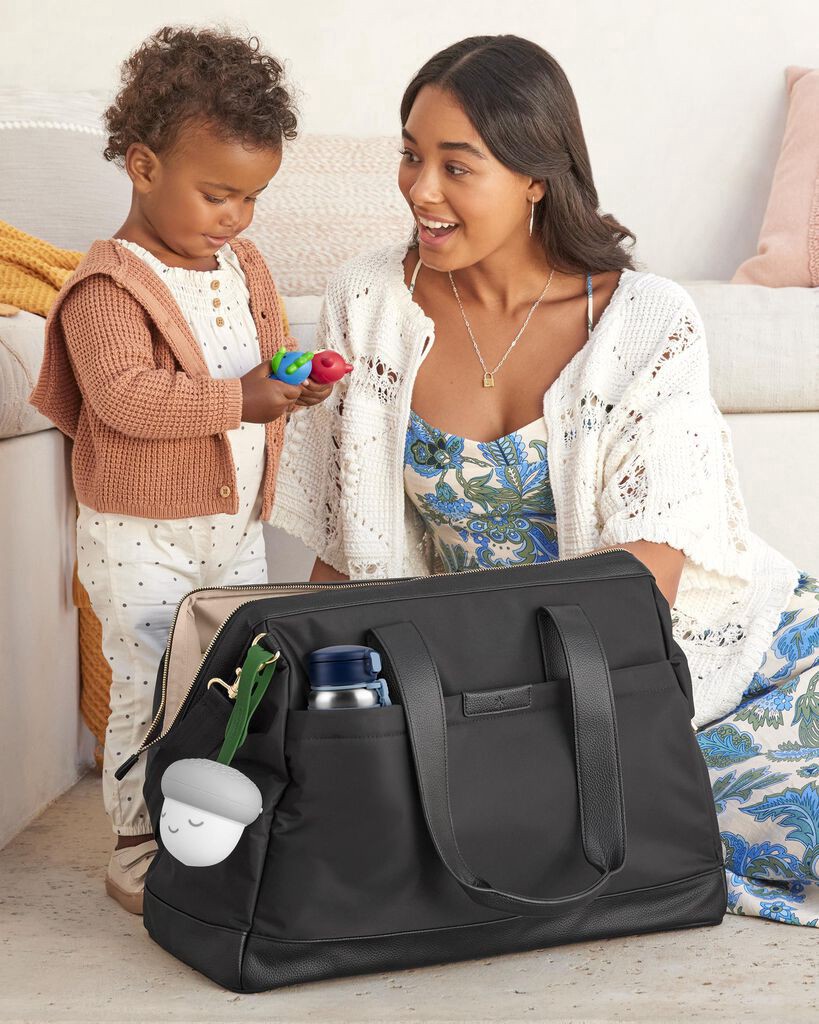 slide 7 of 21, Skiphop Endless Weekender Diaper Bag Black NS, 1 ct