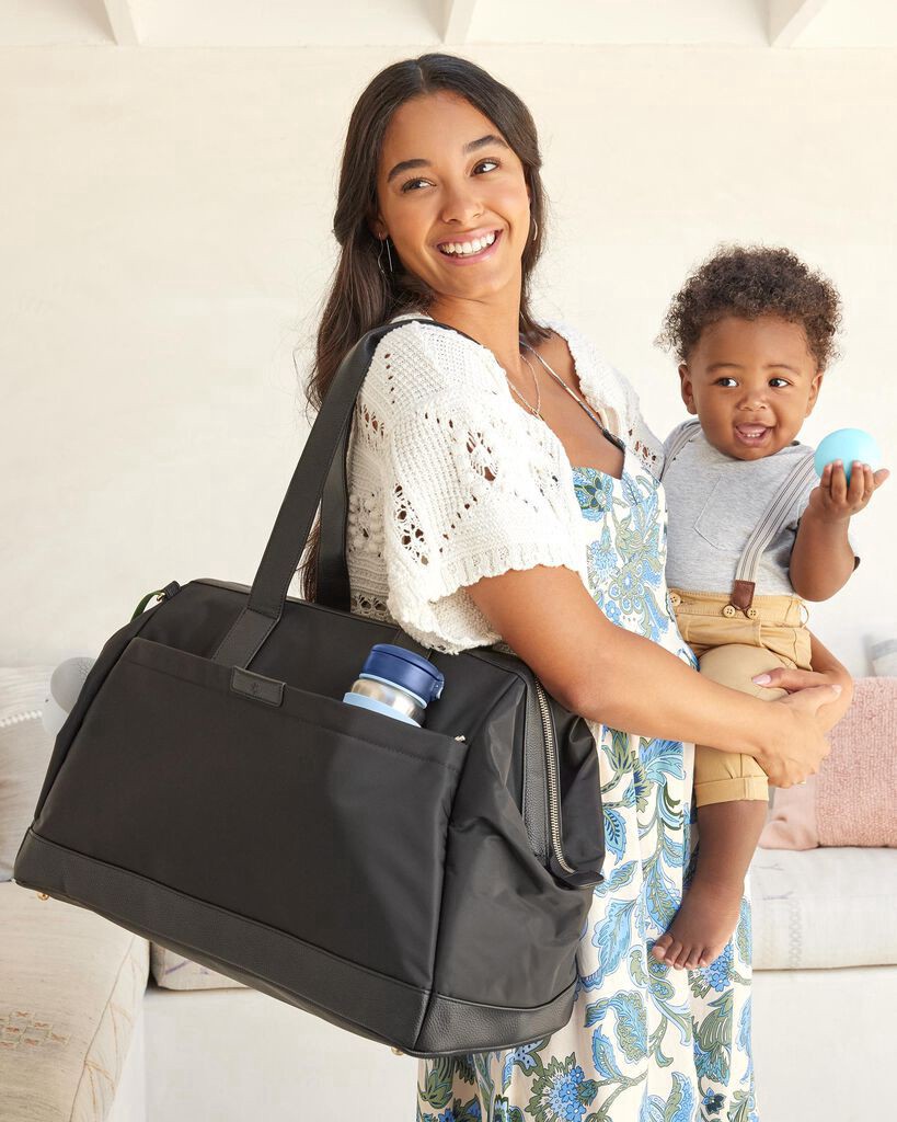 slide 5 of 21, Skiphop Endless Weekender Diaper Bag Black NS, 1 ct