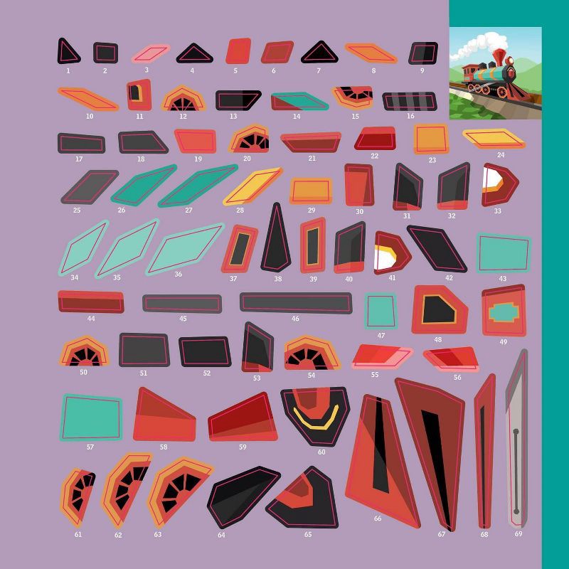 slide 10 of 10, Hachette Book Group Paint by Sticker Kids: Trucks, Trains & More - by Workman Publishing (Paperback), 1 ct