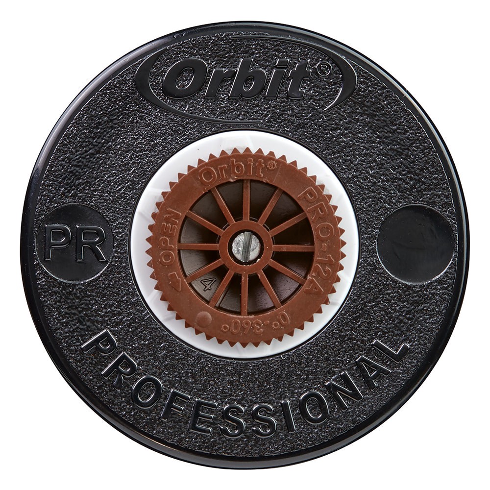 slide 2 of 4, Orbit 7-ft - 12-ft Adjustable Spray 4-in Pop-up spray head sprinkler, 1 ct