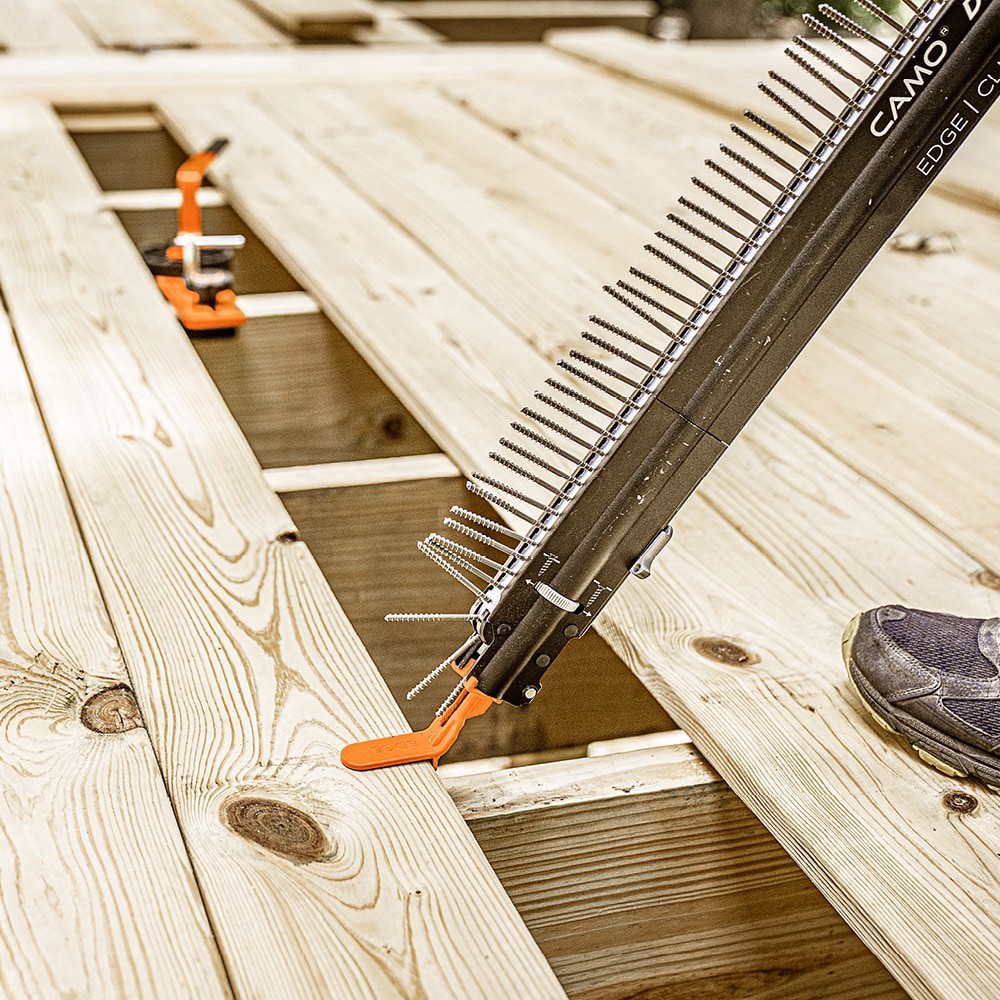 slide 2 of 6, CAMO Drive Collated Stand-up Deck Fastening Handheld drill guide, 1 ct