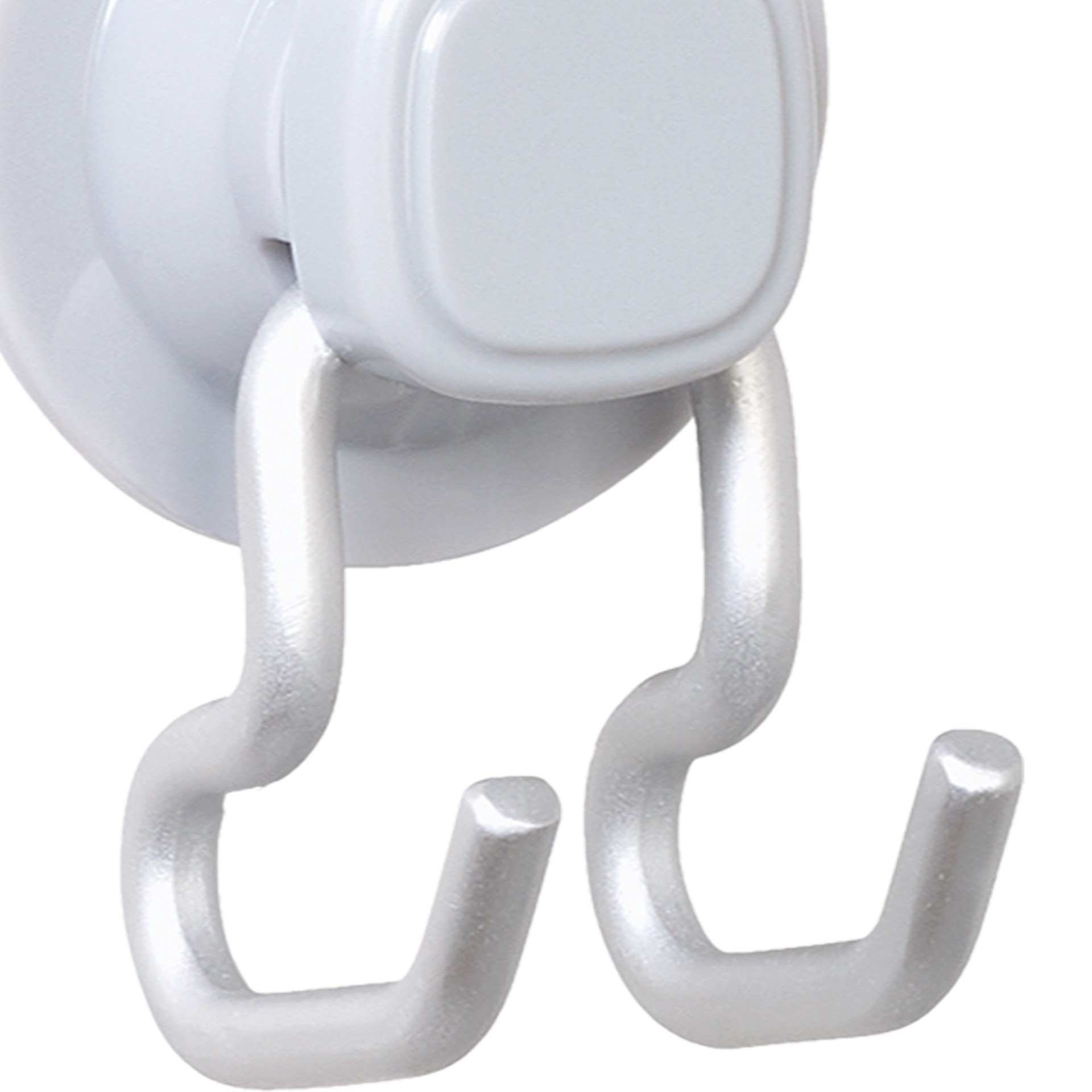 slide 4 of 6, Style Selections Satin Nickel Aluminum Hanging shower caddy 2.6-in x 2.3-in x 3.8-in, 1 ct