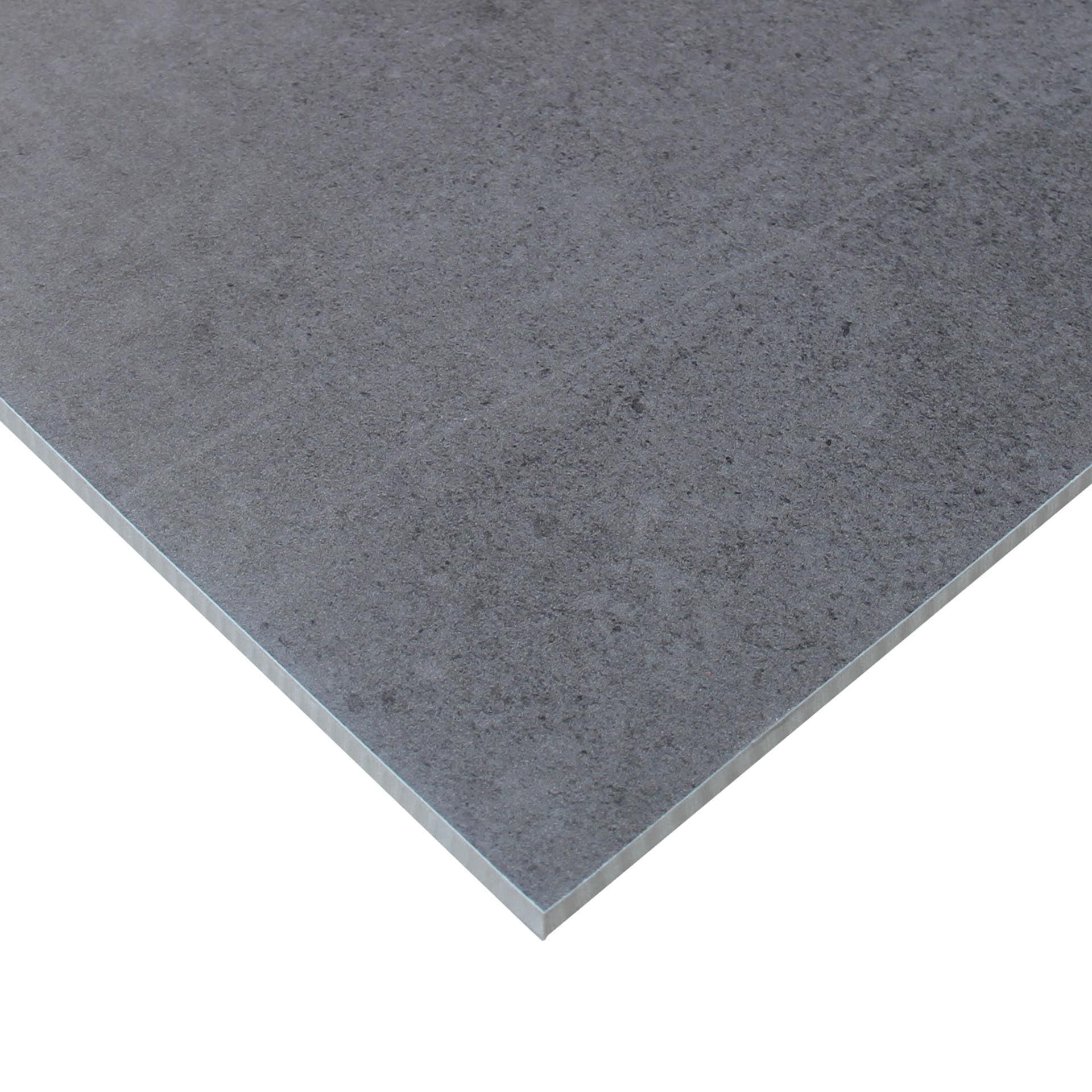 slide 4 of 6, GBI Tile & Stone Inc. Gallery Graphite glazed 12-in x 24-in Glazed Porcelain Floor and Wall Tile ( 1.93-sq ft Piece ), 1 ct