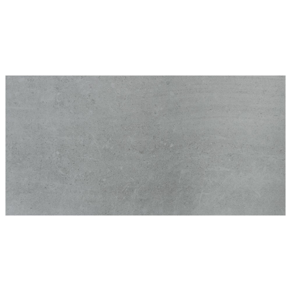 slide 3 of 6, GBI Tile & Stone Inc. Gallery Gallery Grey 12-in x 24-in Glazed Porcelain Floor and Wall Tile ( 1.93-sq ft Piece ), 1 ct