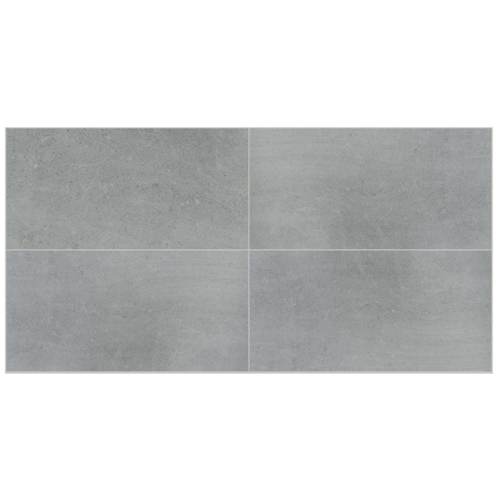 slide 1 of 6, GBI Tile & Stone Inc. Gallery Gallery Grey 12-in x 24-in Glazed Porcelain Floor and Wall Tile ( 1.93-sq ft Piece ), 1 ct