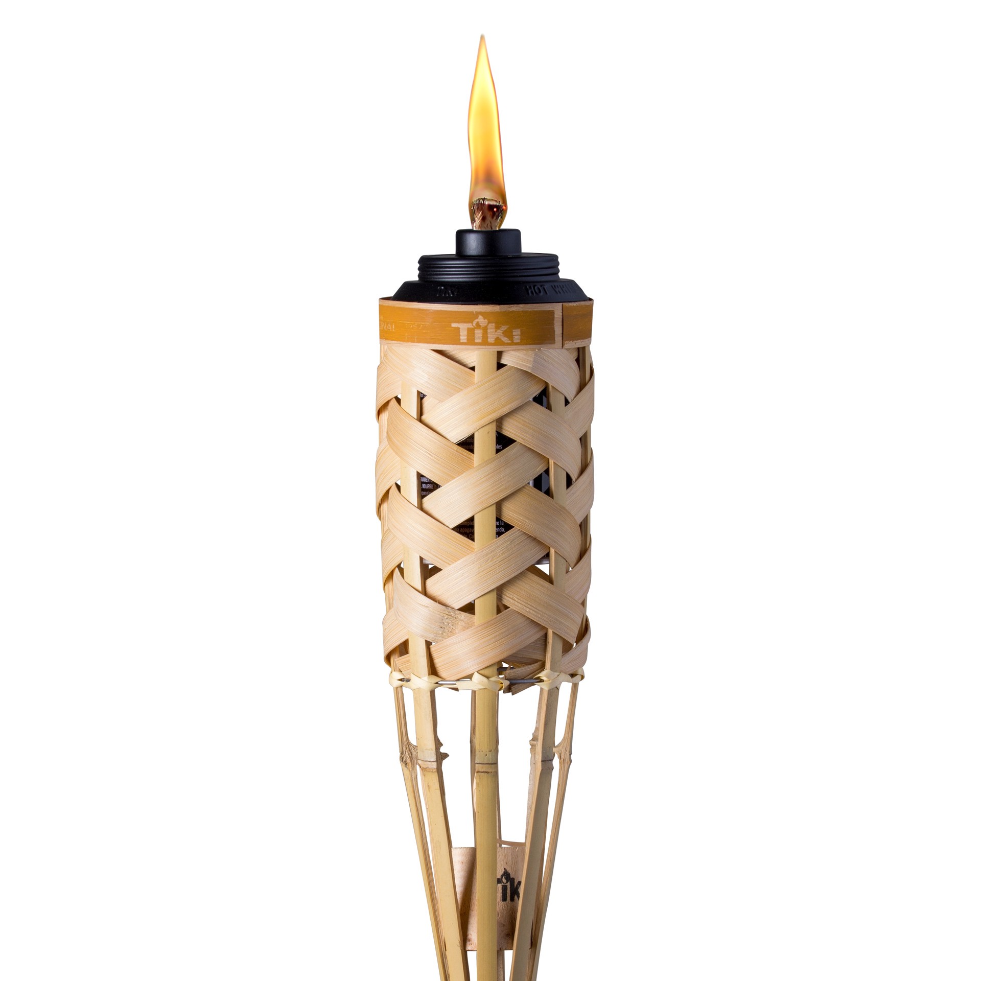 slide 2 of 5, TIKI 12 oz BiteFighter R2L Torch Fuel 57 Inches Tan Bamboo Garden torch, 1 ct