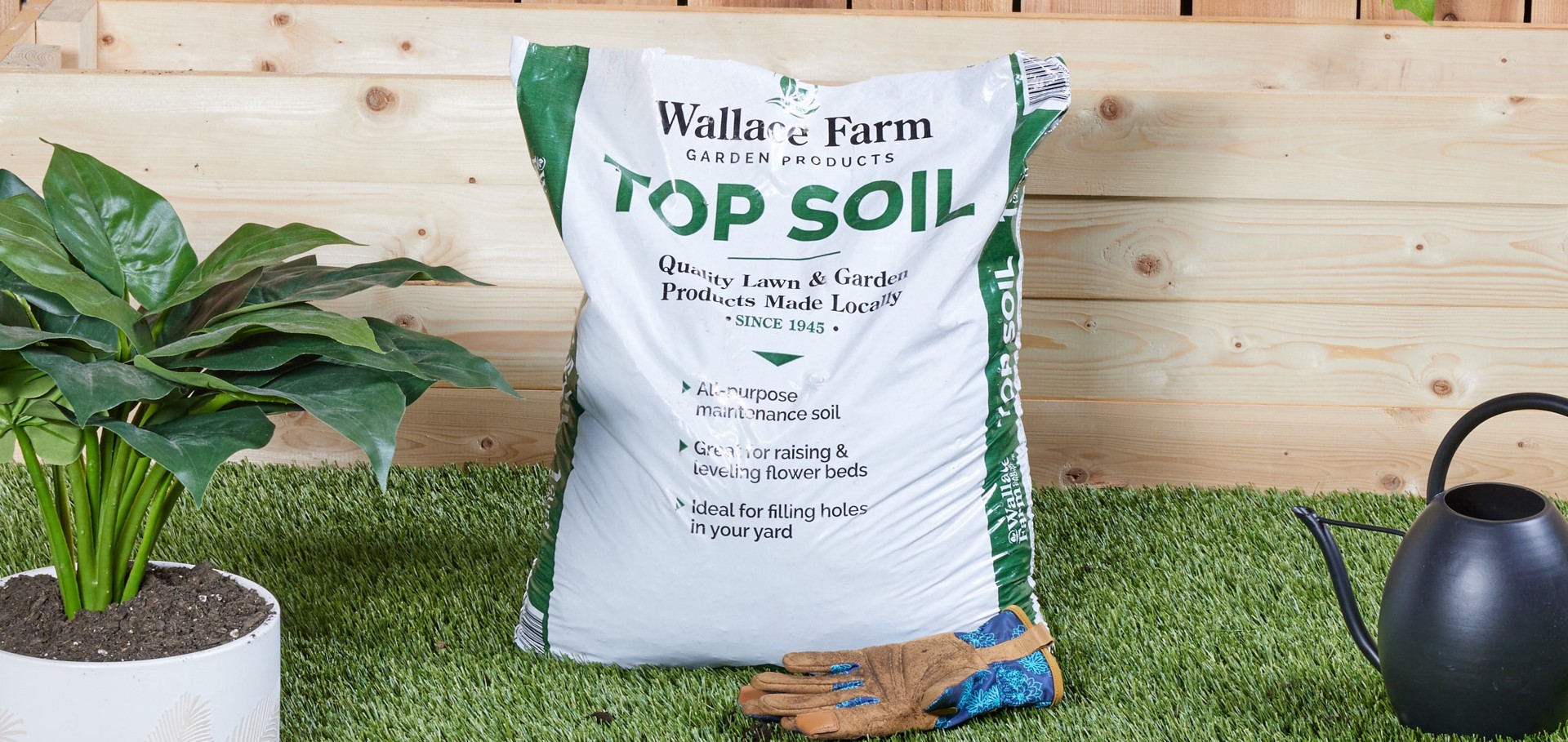 slide 4 of 6, Wallace Farm Lawn repair and filling holes Organic Top soil, 1 ct