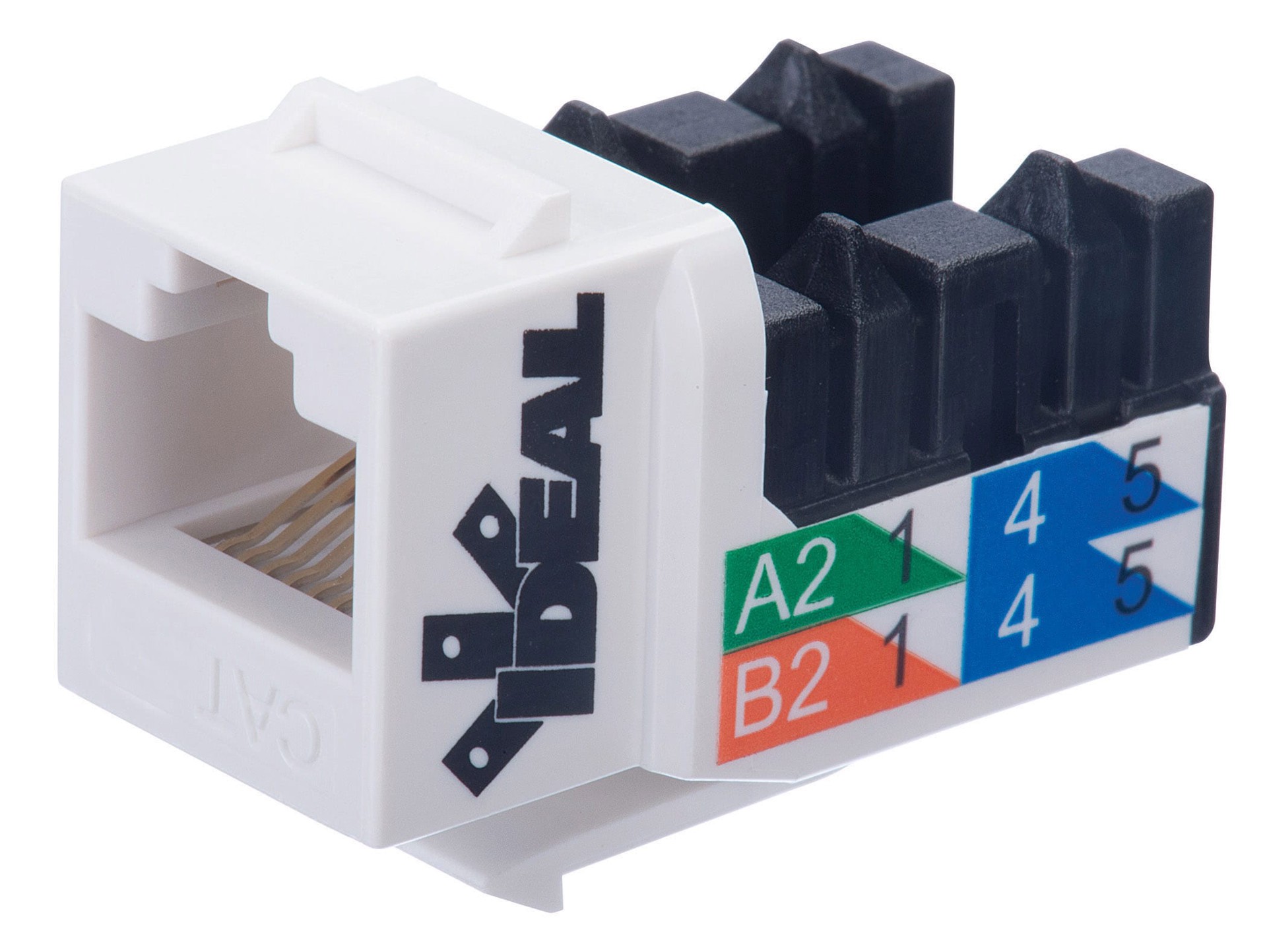 slide 1 of 6, IDEAL 10 -Pack Cat6 RJ45 IDC connector, 1 ct