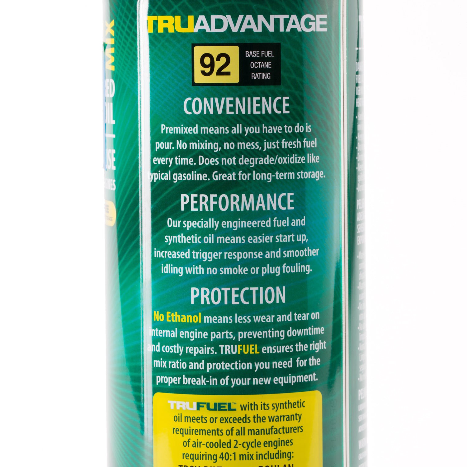 slide 2 of 4, TruFuel 32-oz 40:1 Ethanol Free Pre-Blended 2-Cycle Fuel, 