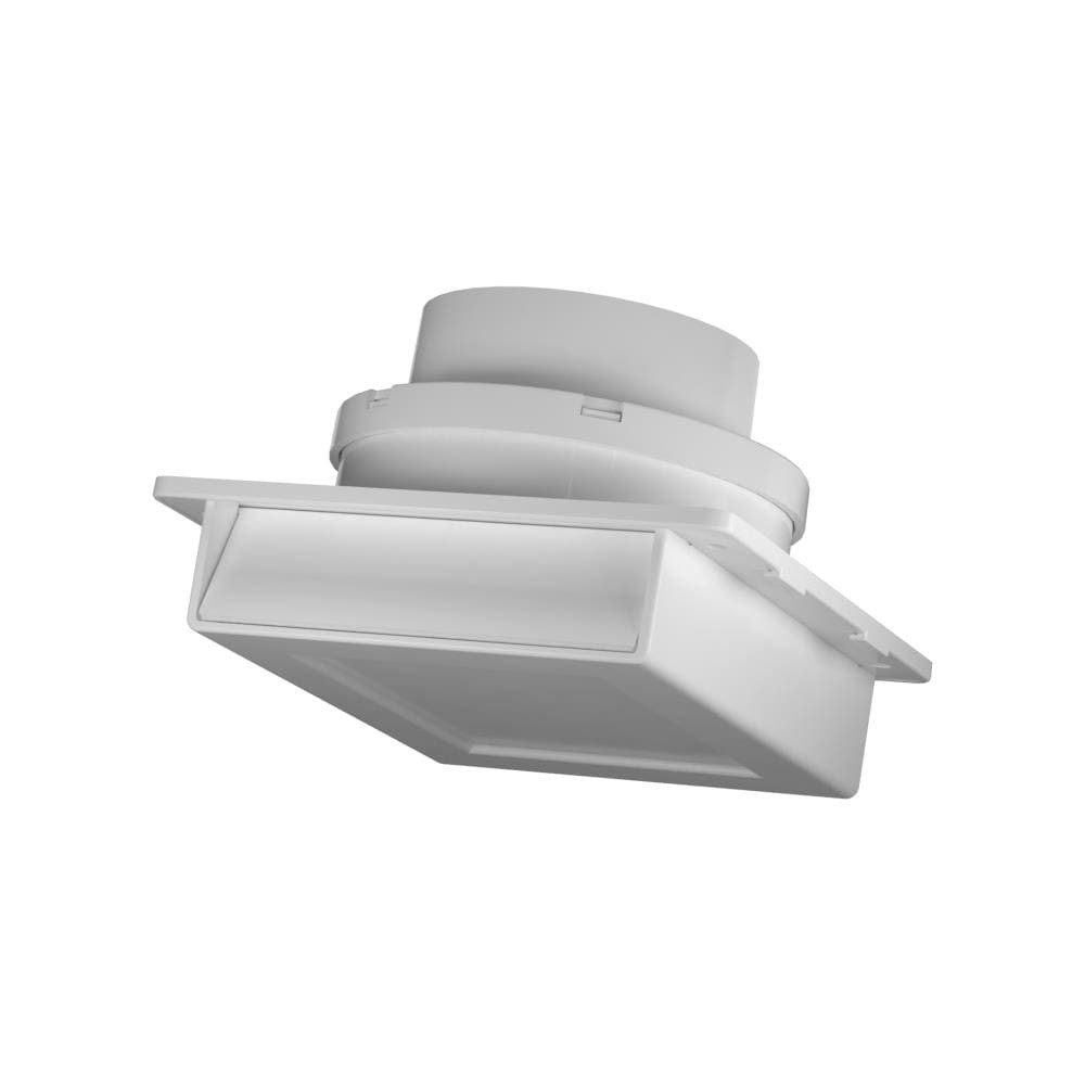 slide 2 of 6, IMPERIAL 5.25-in x 5.25-in White Plastic Soffit Vent, 1 ct